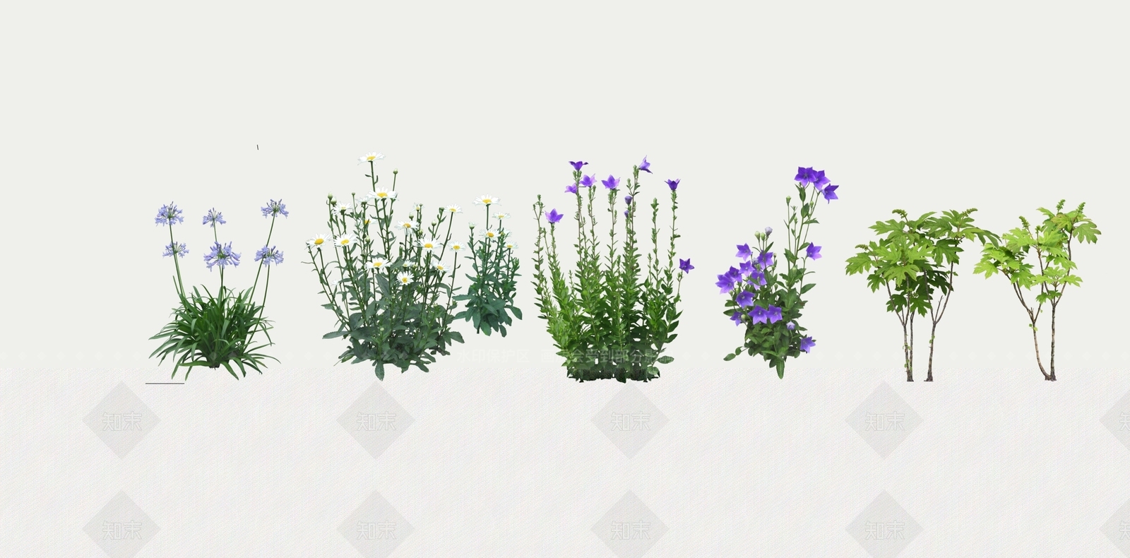 花草SU模型下载【ID:1184390230】
