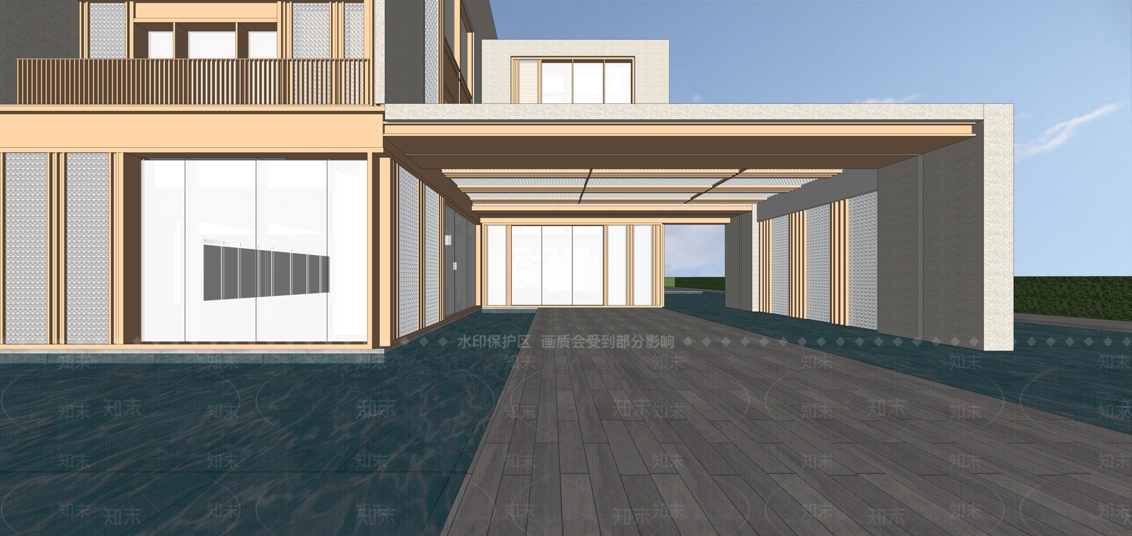 现代幼儿园SU模型下载【ID:1184405963】
