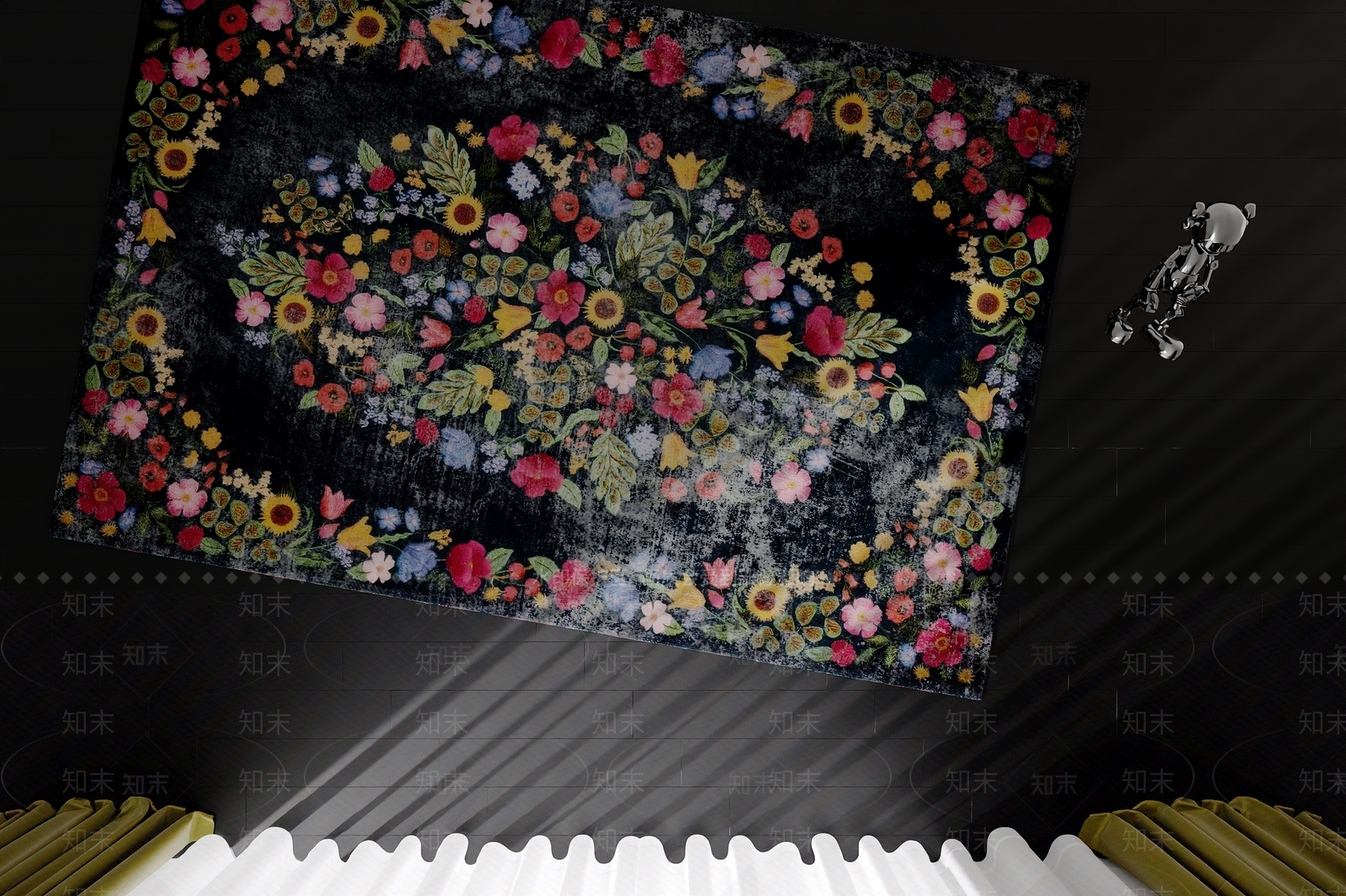 法式中古地毯3D模型下载【ID:1184414340】
