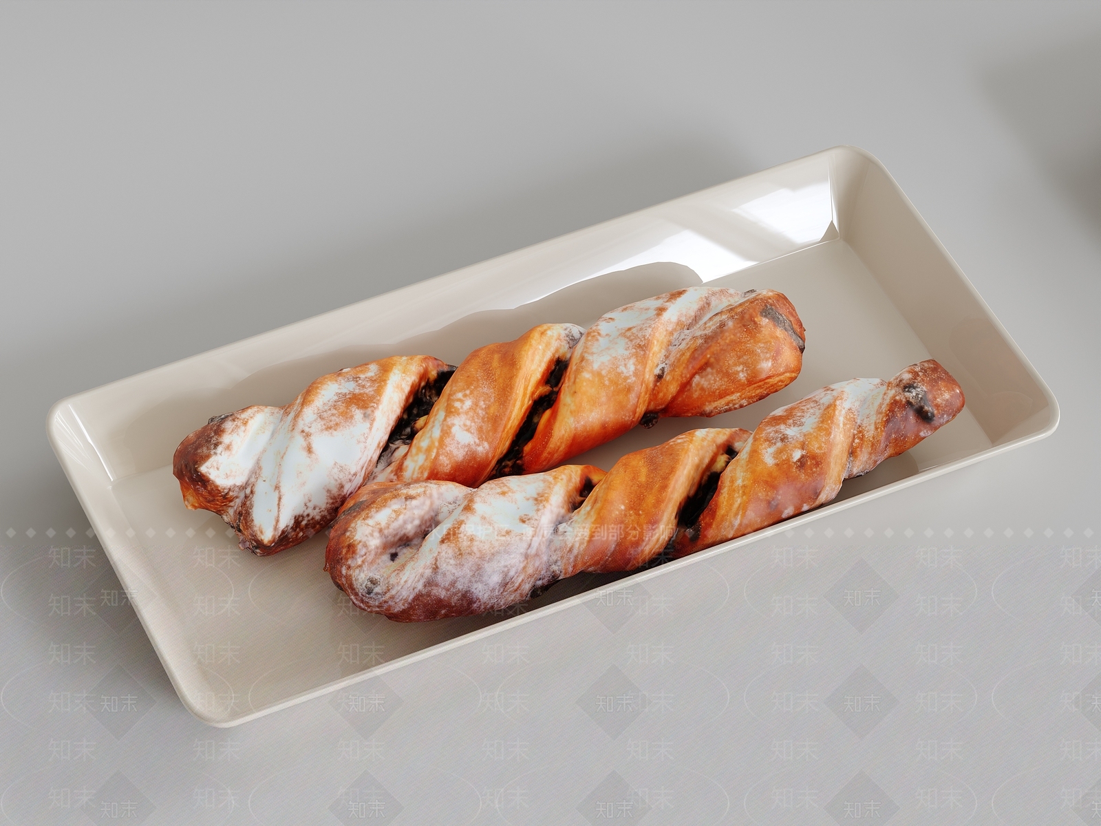 现代甜品面包店3D模型下载【ID:1184418095】