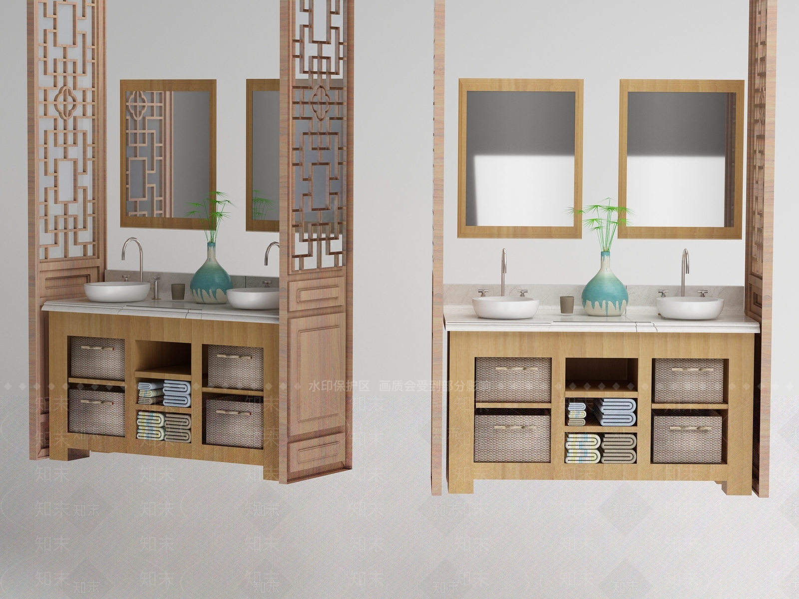 洗手台3D模型下载【ID:1184420437】