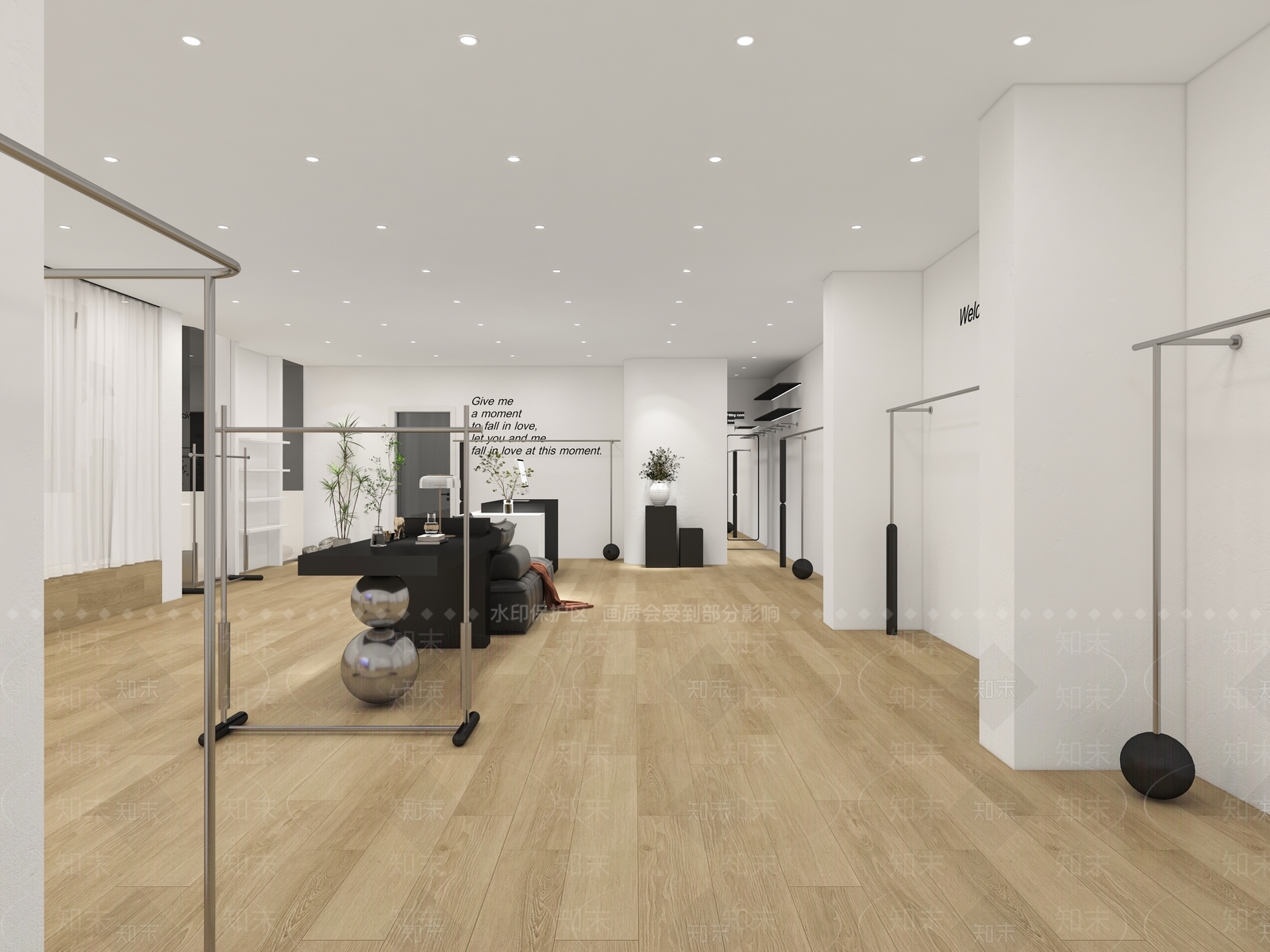 现代接待室3D模型下载【ID:1215001465】
