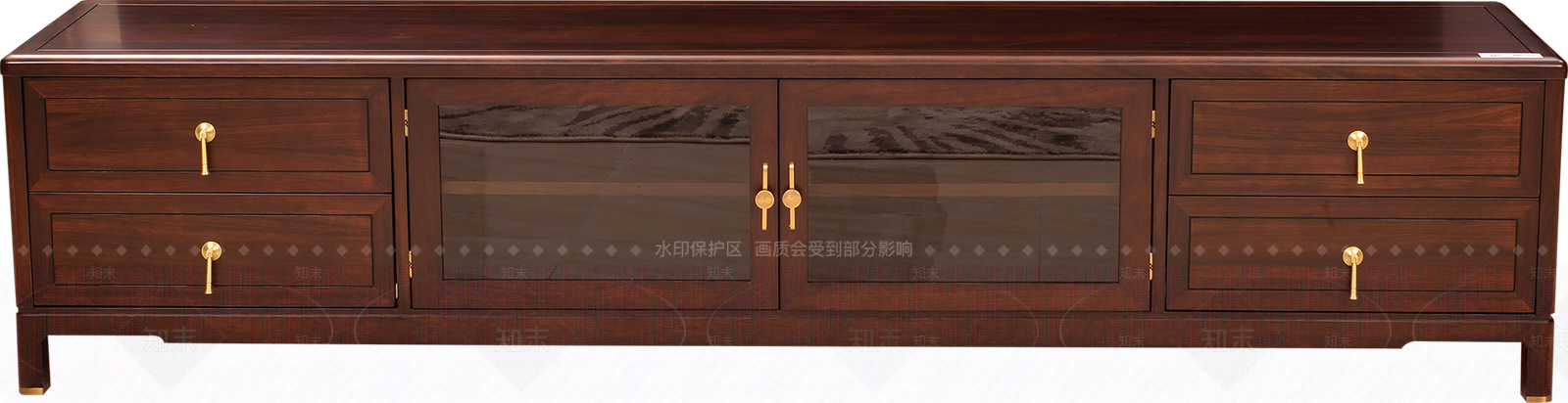 新中式电视柜3D模型下载【ID:1184432700】