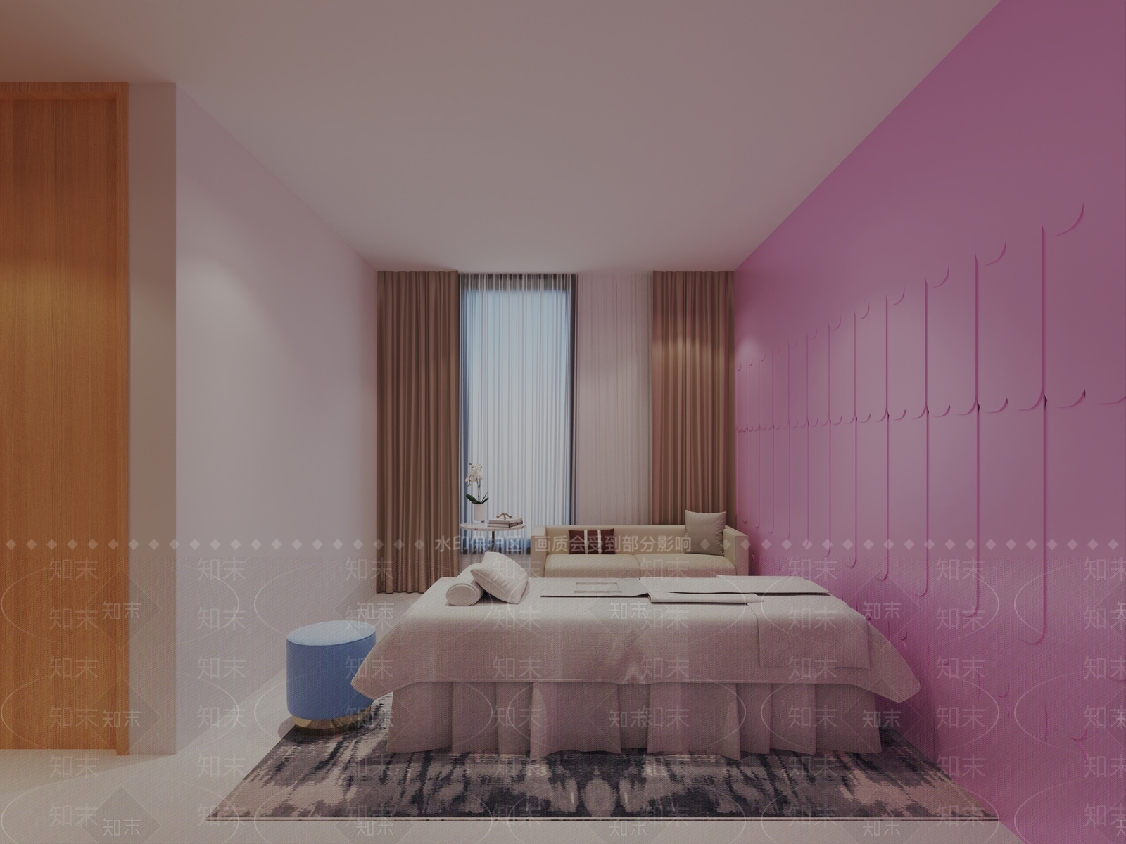 现代轻奢美容院3D模型下载【ID:1184437726】
