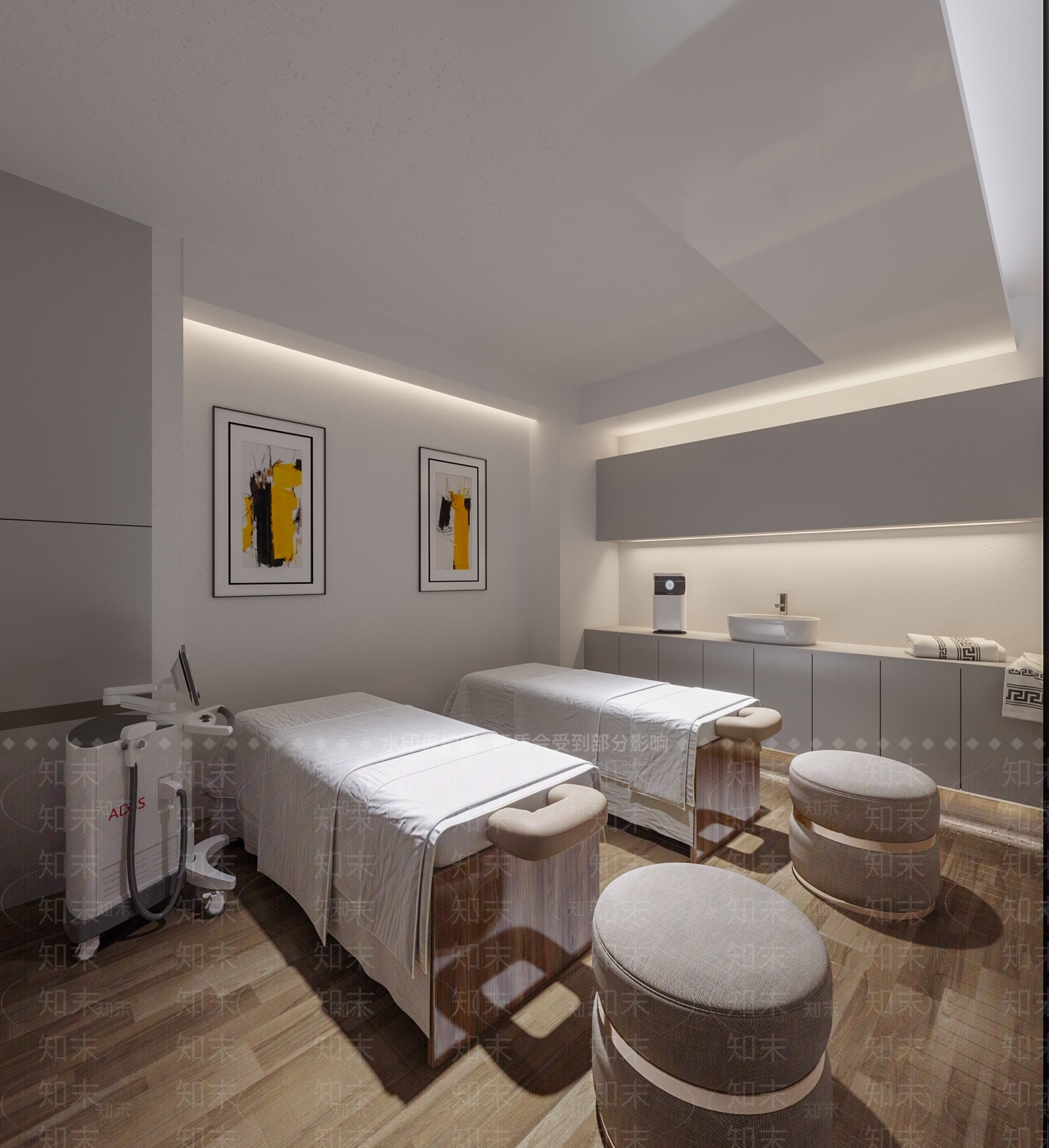 现代美容院3D模型下载【ID:1184438876】