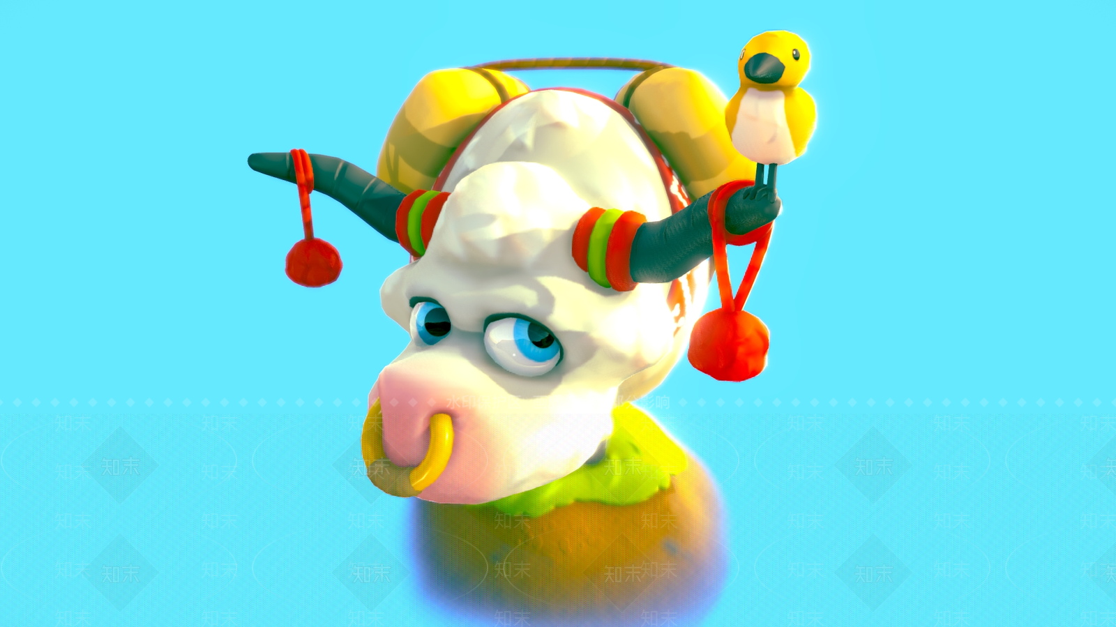 家禽类动物3D模型下载【ID:1184443610】