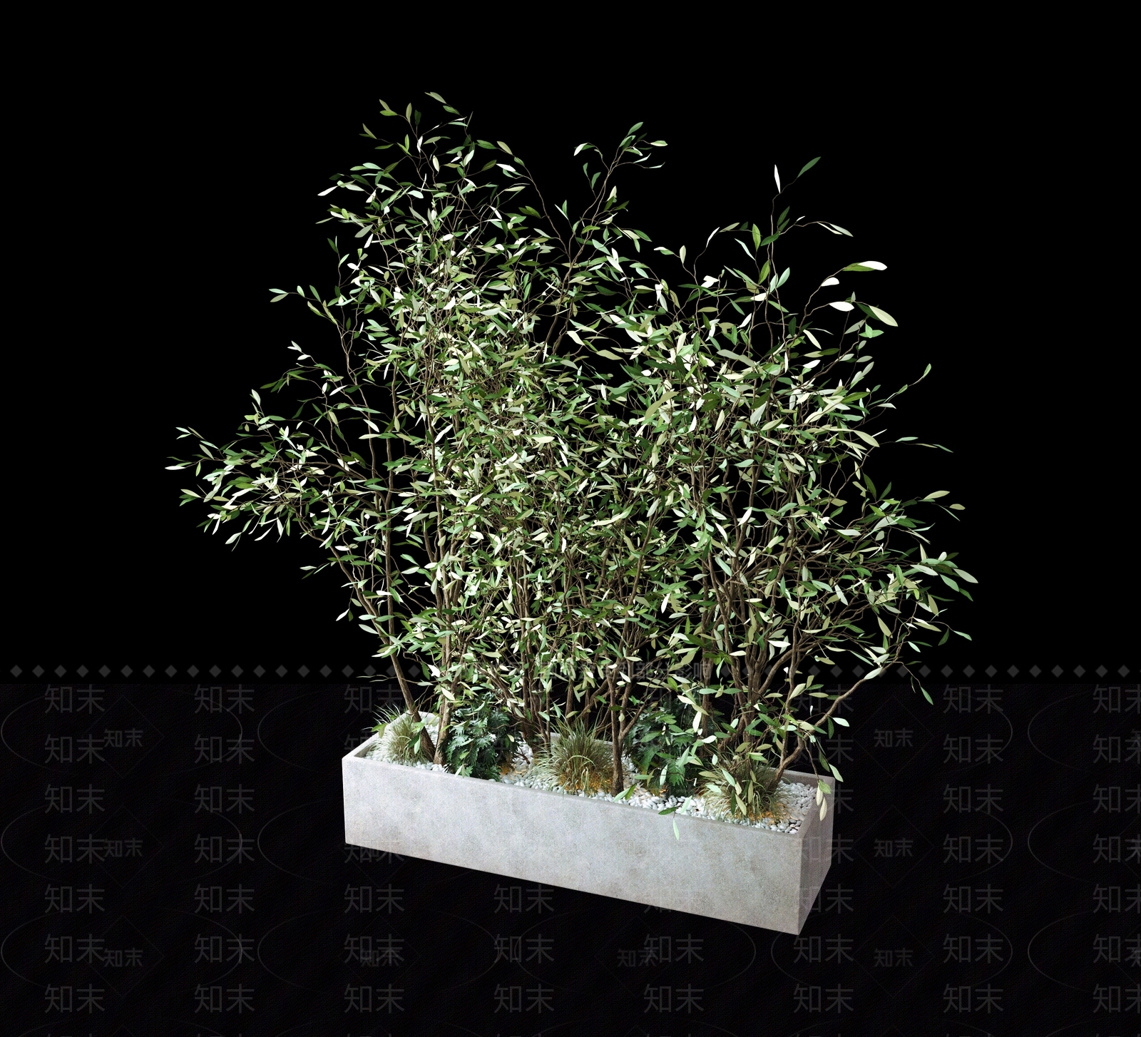 水生植物SU模型下载【ID:1184459978】
