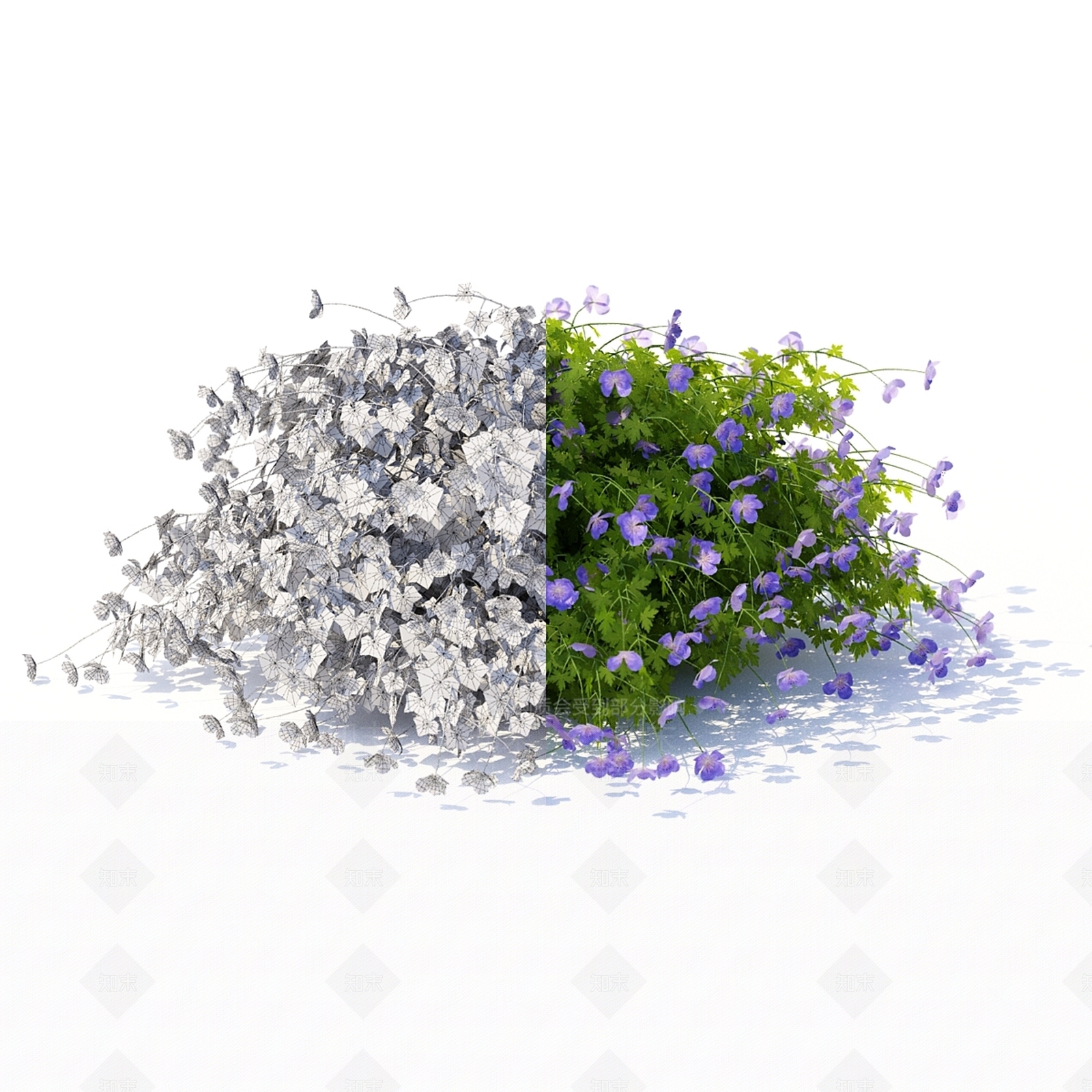 灌木3D模型下载【ID:1184465799】