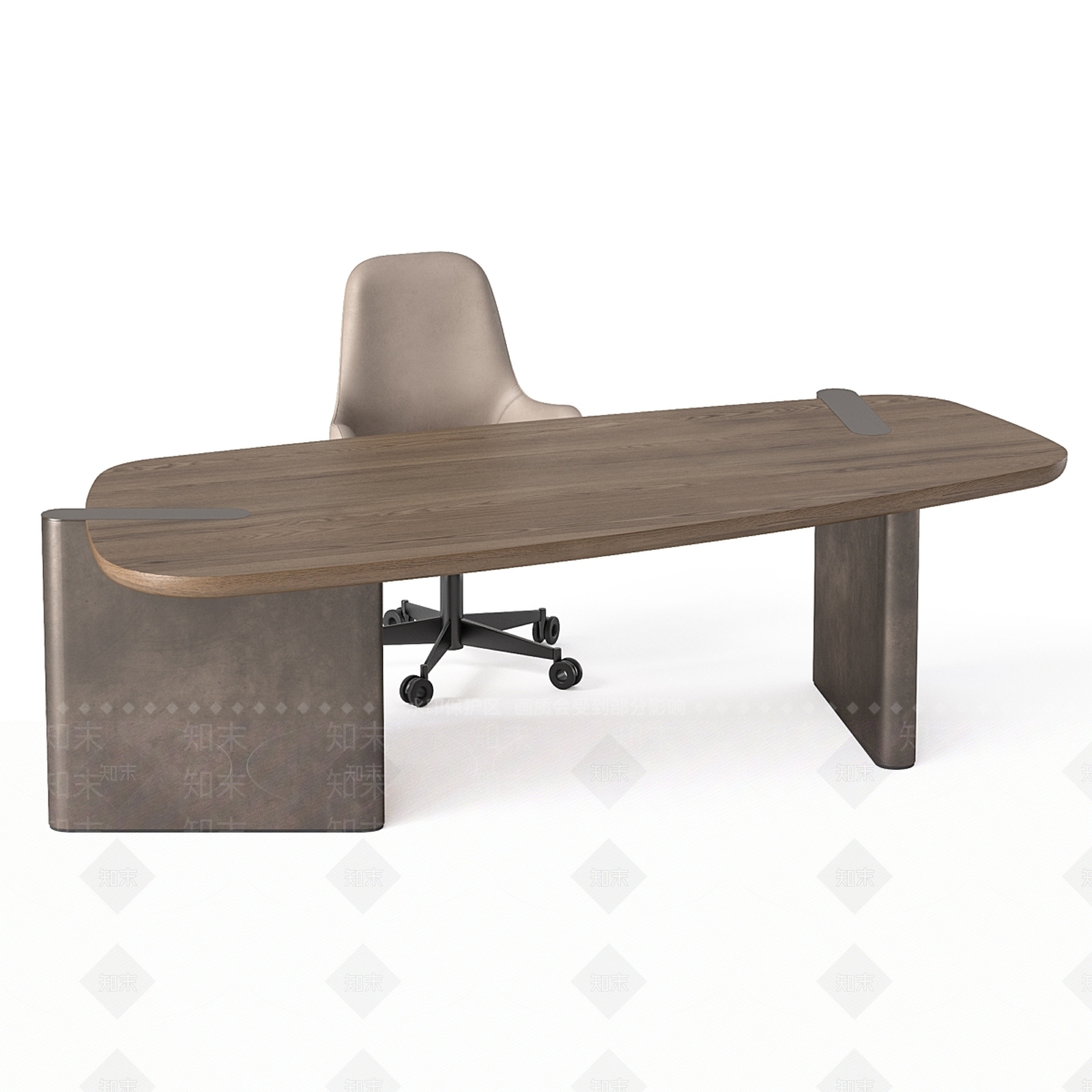 现代办公桌3D模型下载【ID:1184470890】