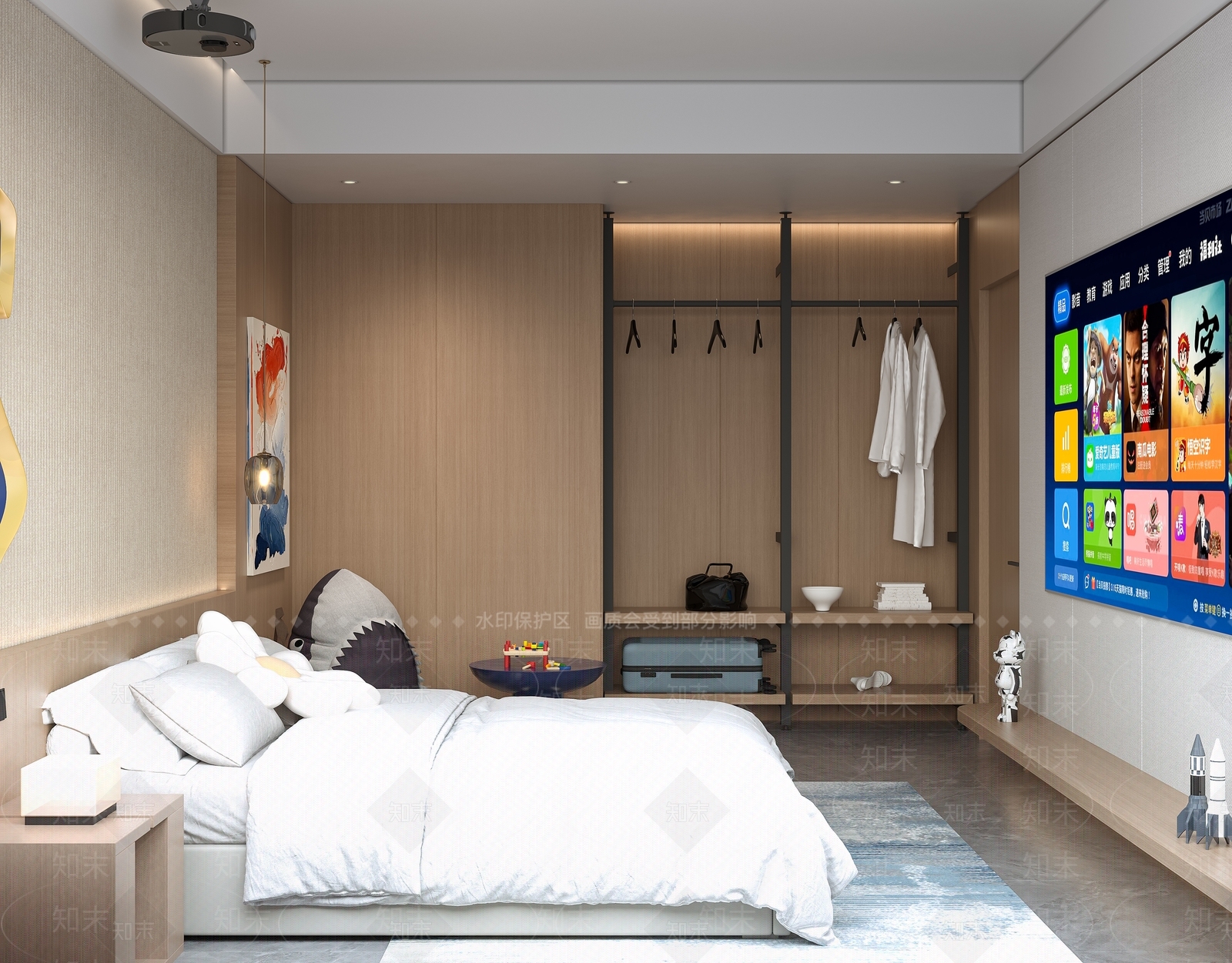 现代民宿3D模型下载【ID:1184492969】