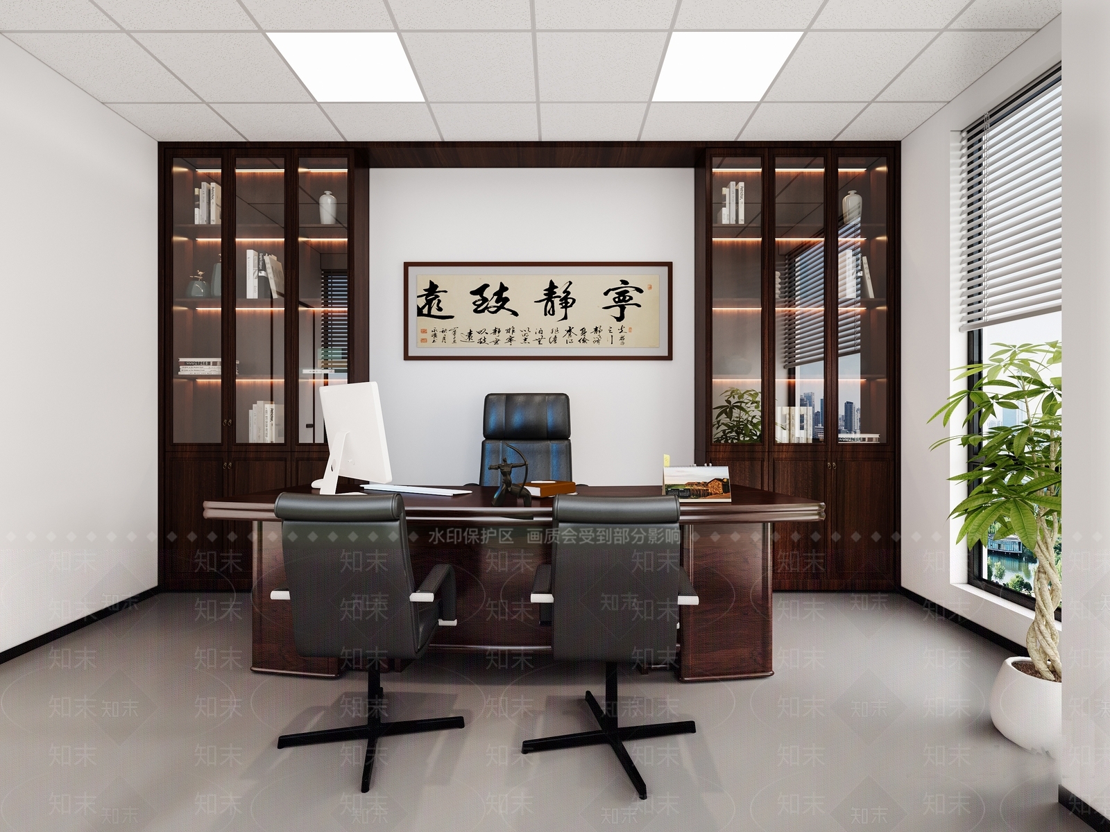 现代其他办公空间3D模型下载【ID:1184496798】