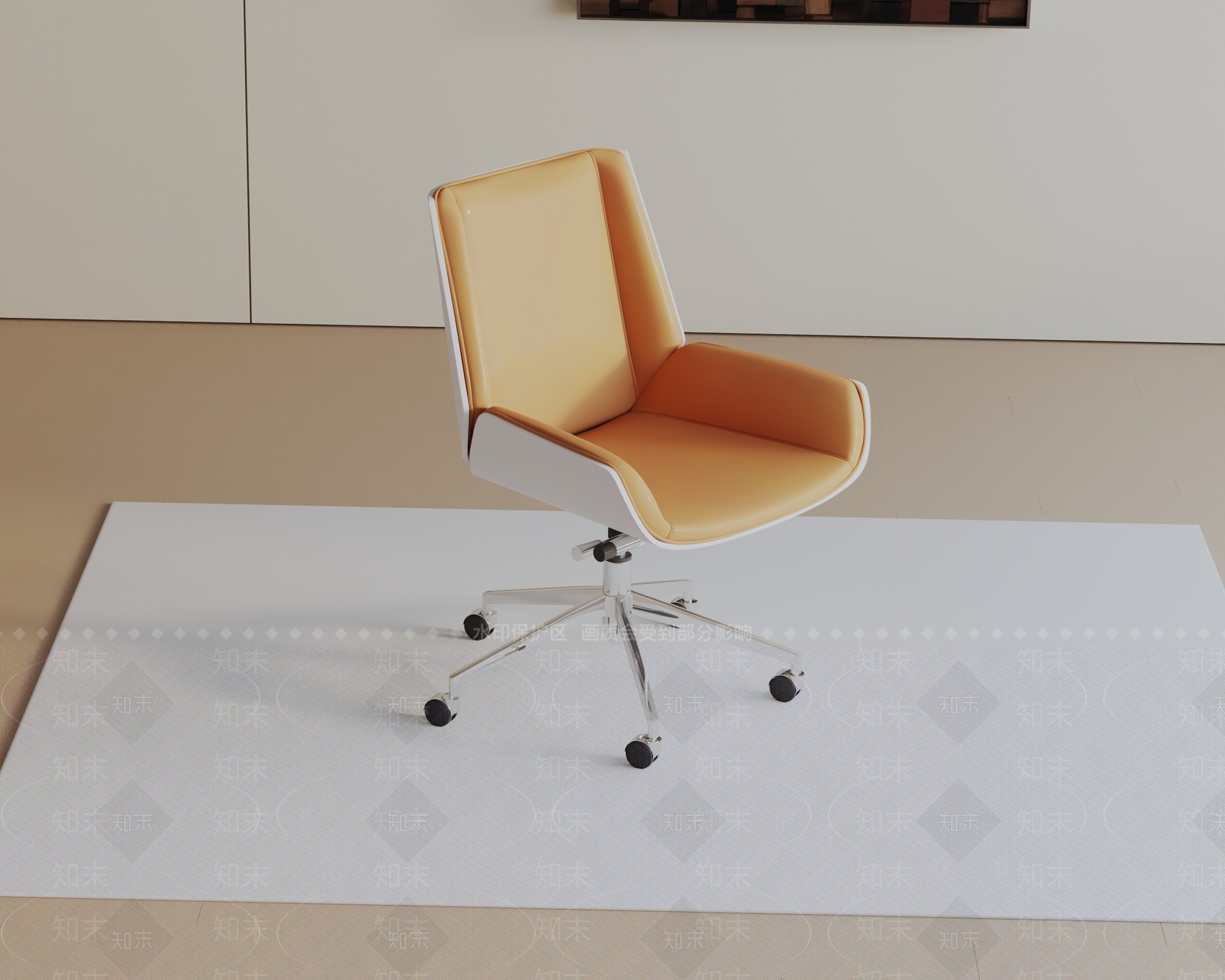 现代办公椅3D模型下载【ID:1184497105】