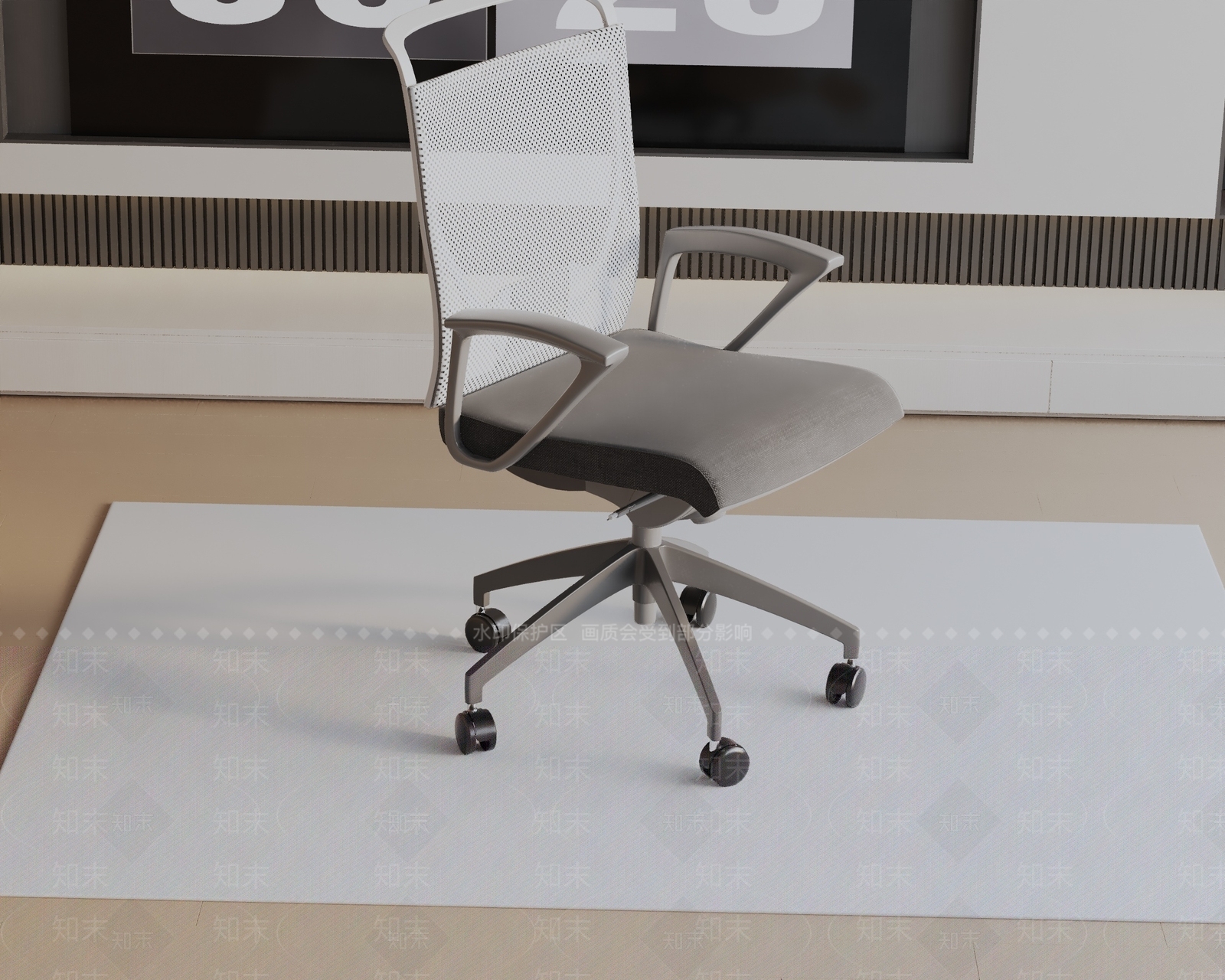 现代办公椅3D模型下载【ID:1184497556】