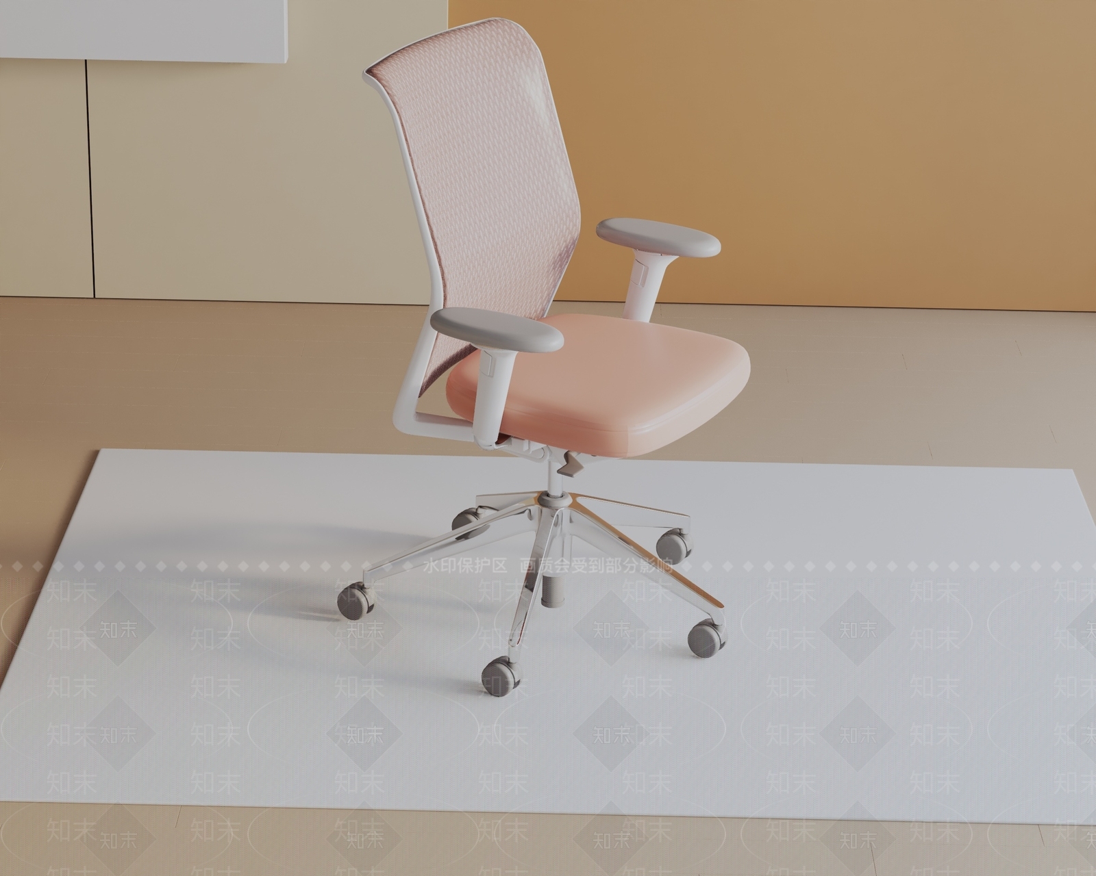现代办公椅3D模型下载【ID:1184498781】