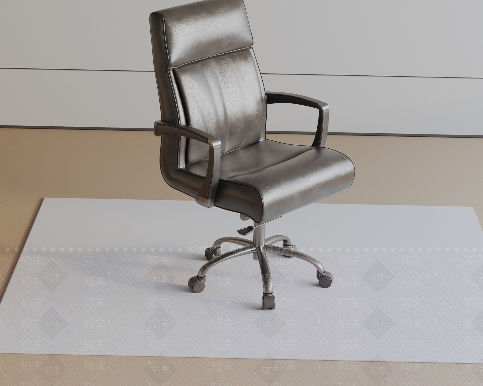 现代办公椅3D模型下载【ID:1184499159】