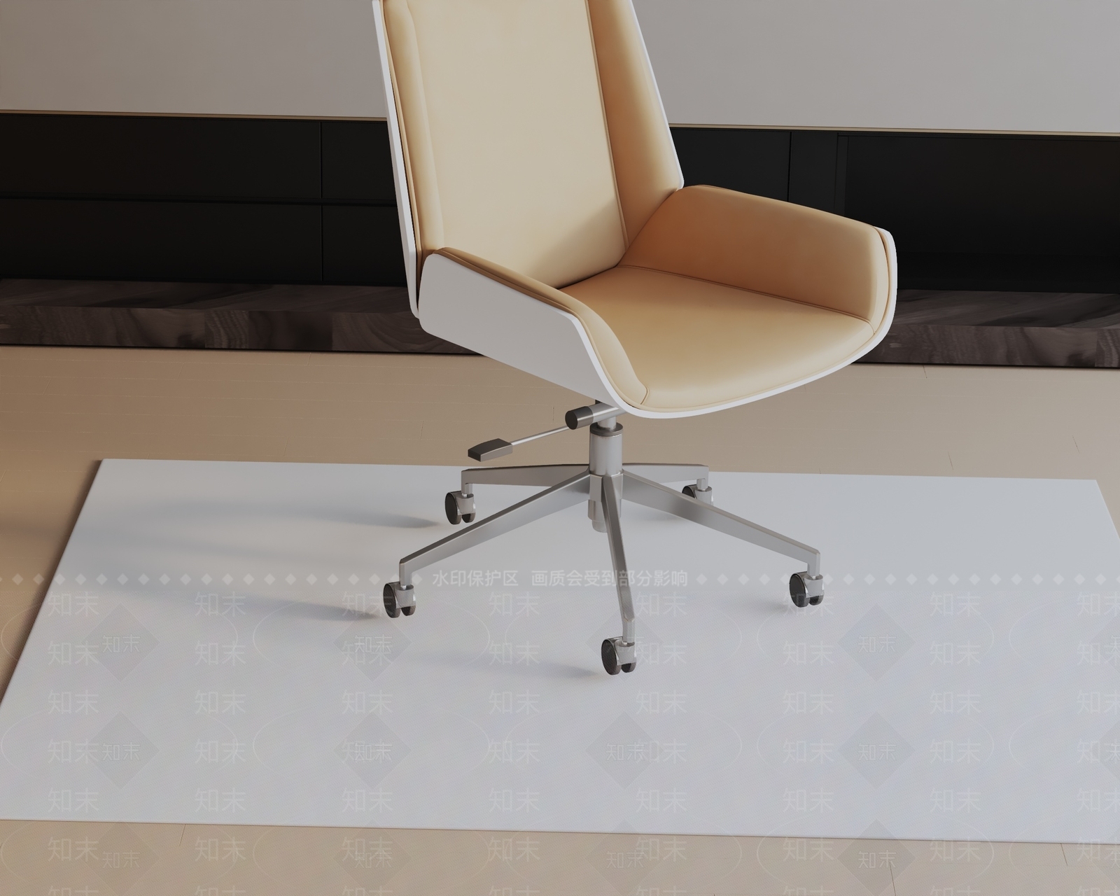现代办公椅3D模型下载【ID:1184500684】
