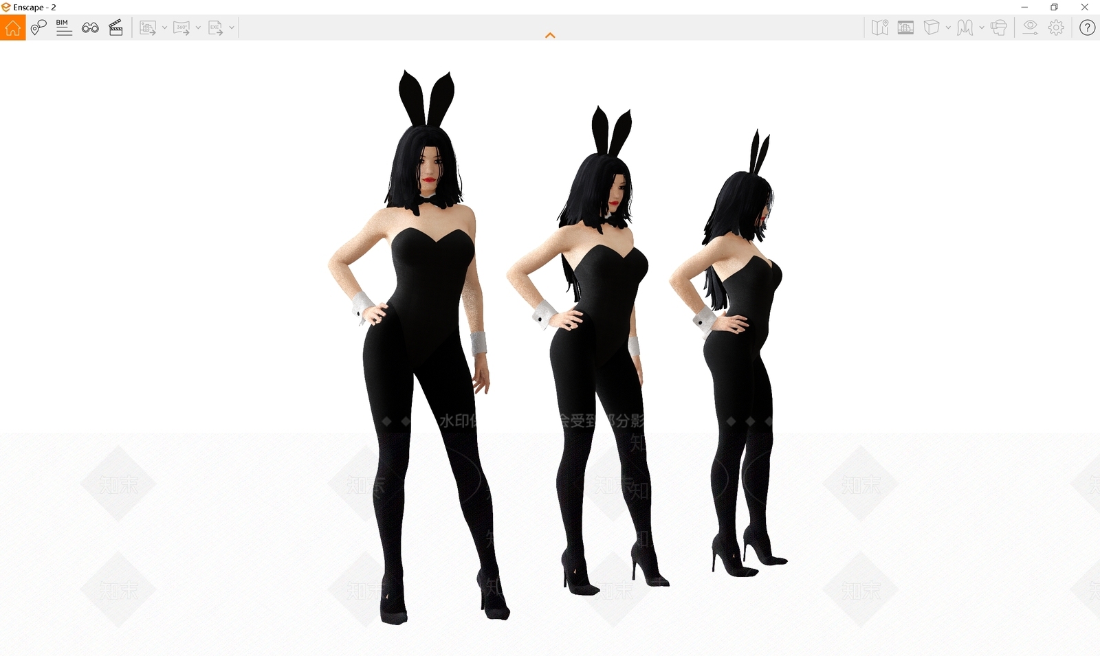 女人SU模型下载【ID:1184508678】