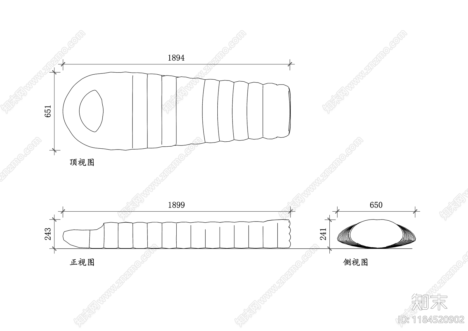 现代综合家具图库cad施工图下载【ID:1184520902】