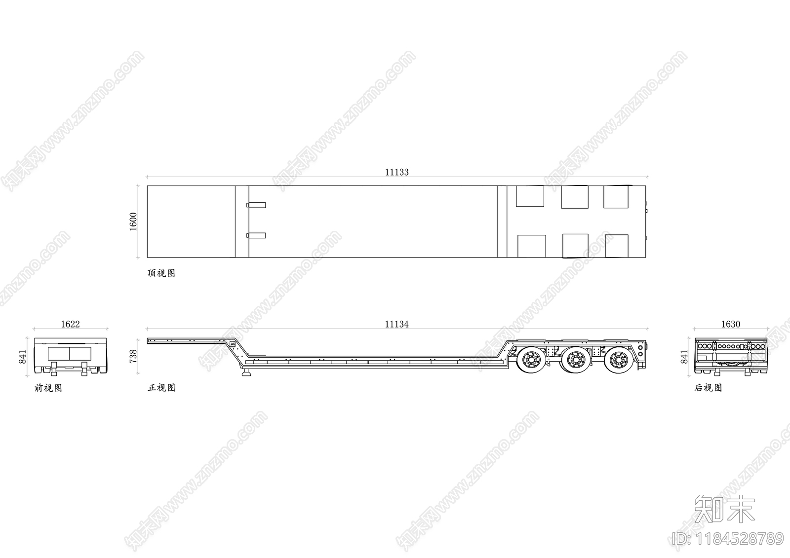 现代交通工具图库施工图下载【ID:1184528789】