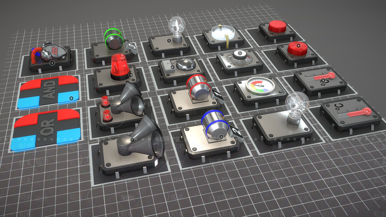 工业设备3D模型下载【ID:1184536443】