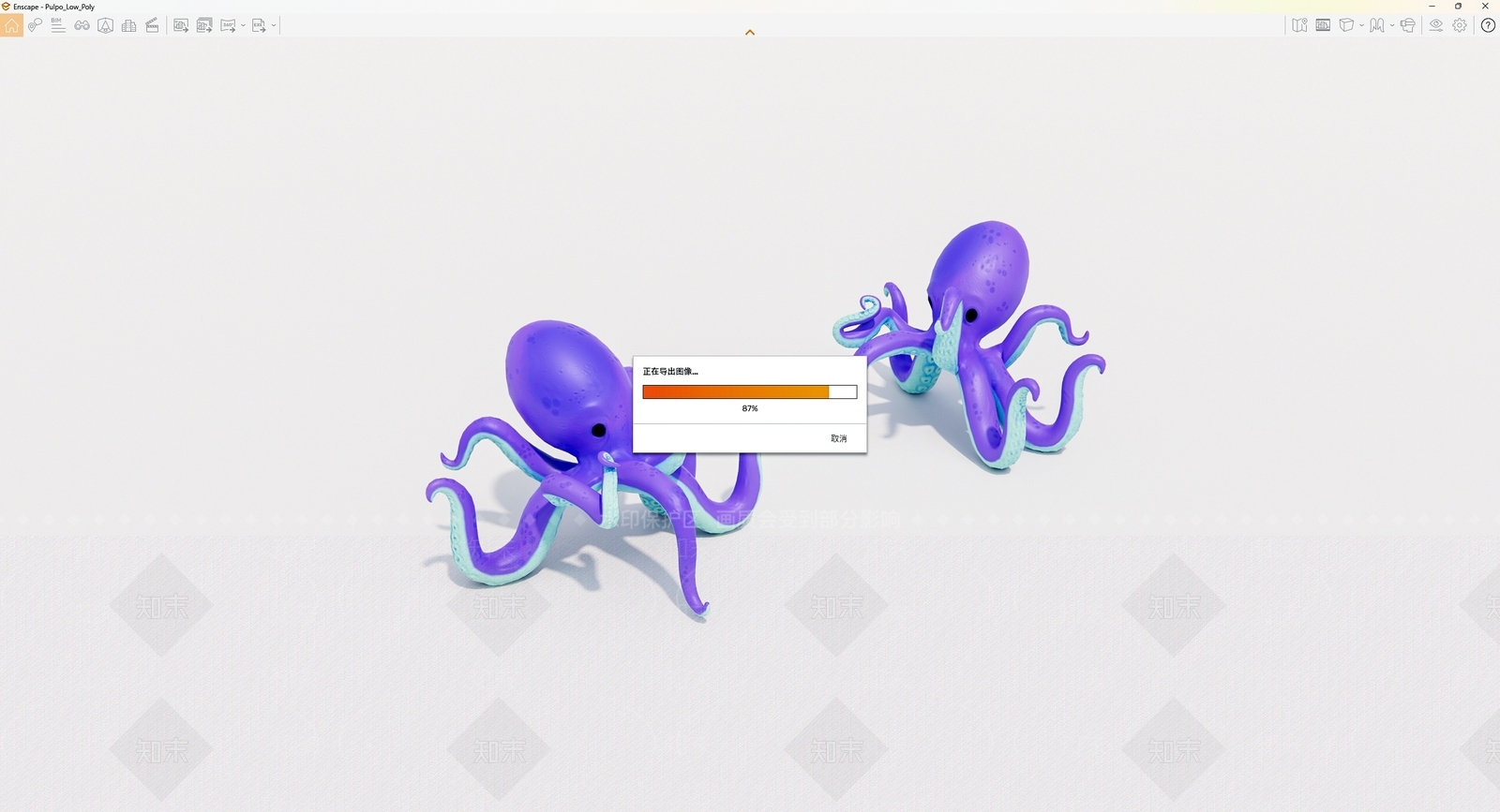 水生动物SU模型下载【ID:1184538073】