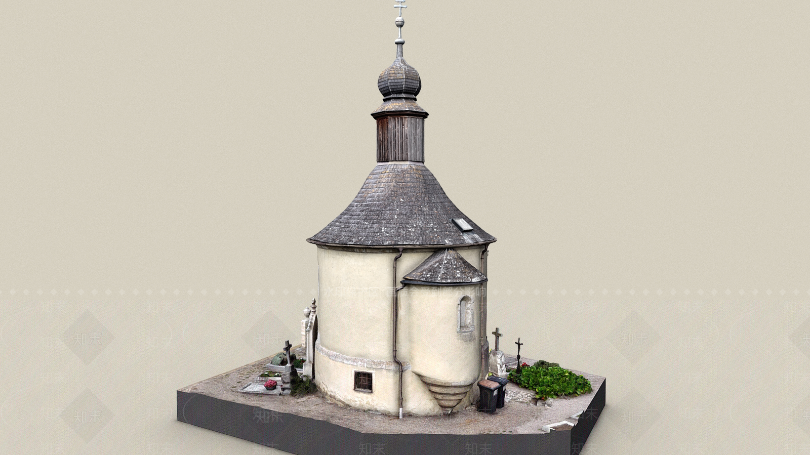 艺术风格建筑3D模型下载【ID:1184540000】