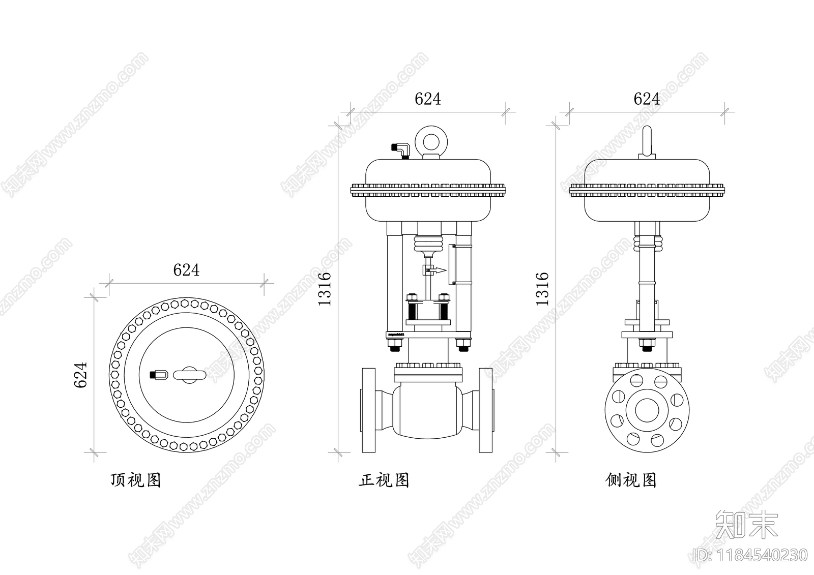 现代五金管件施工图下载【ID:1184540230】