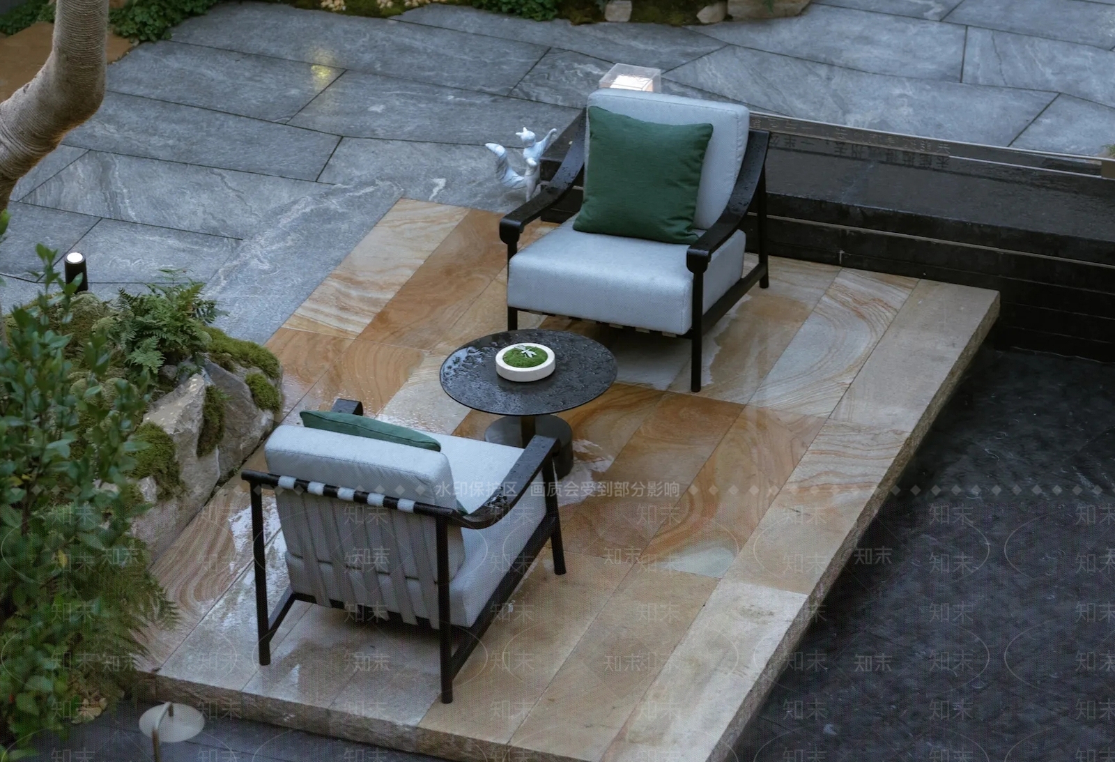 新中式轻奢其他户外家具SU模型下载【ID:1184545863】