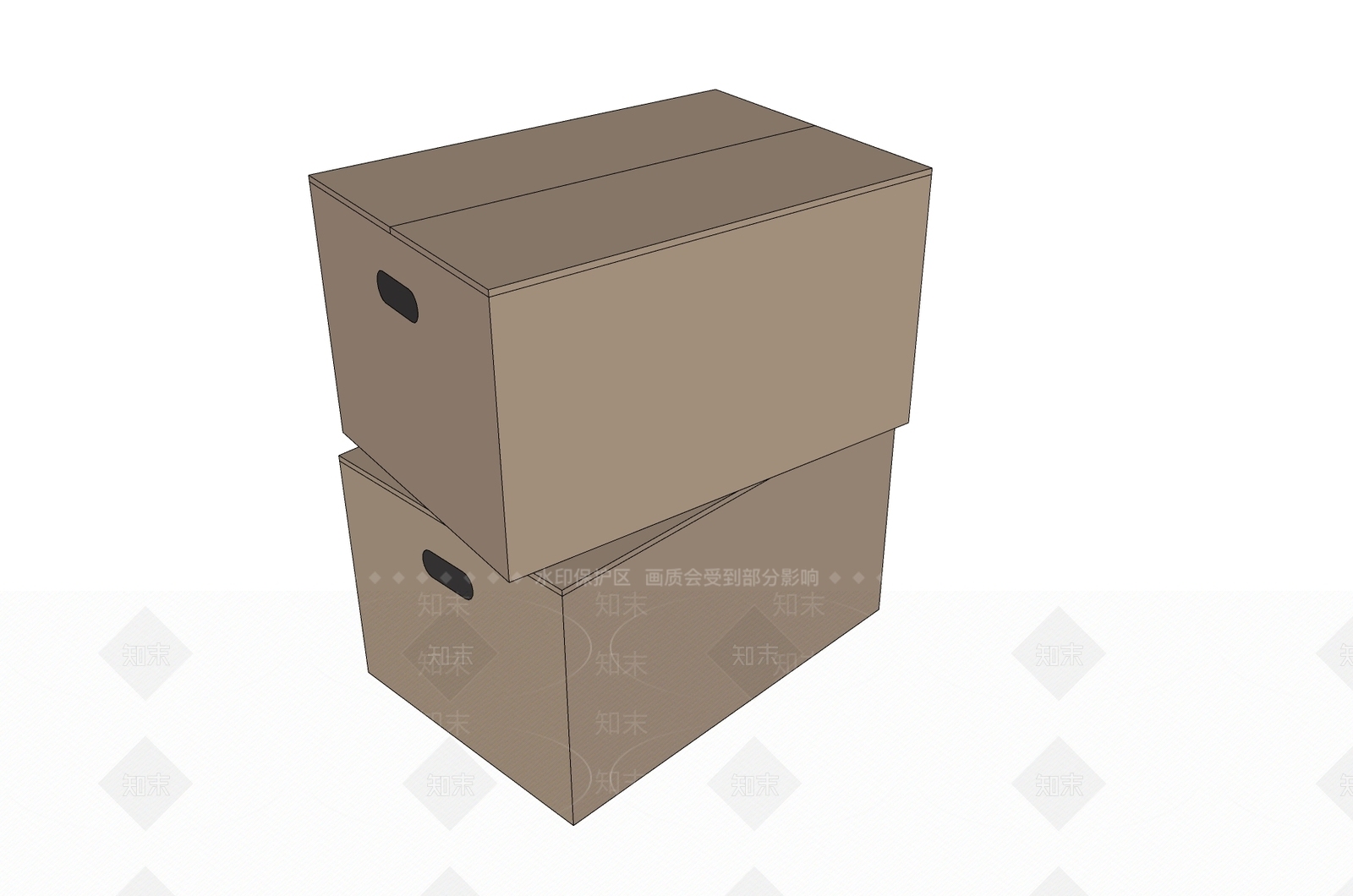行李箱SU模型下载【ID:1184547592】