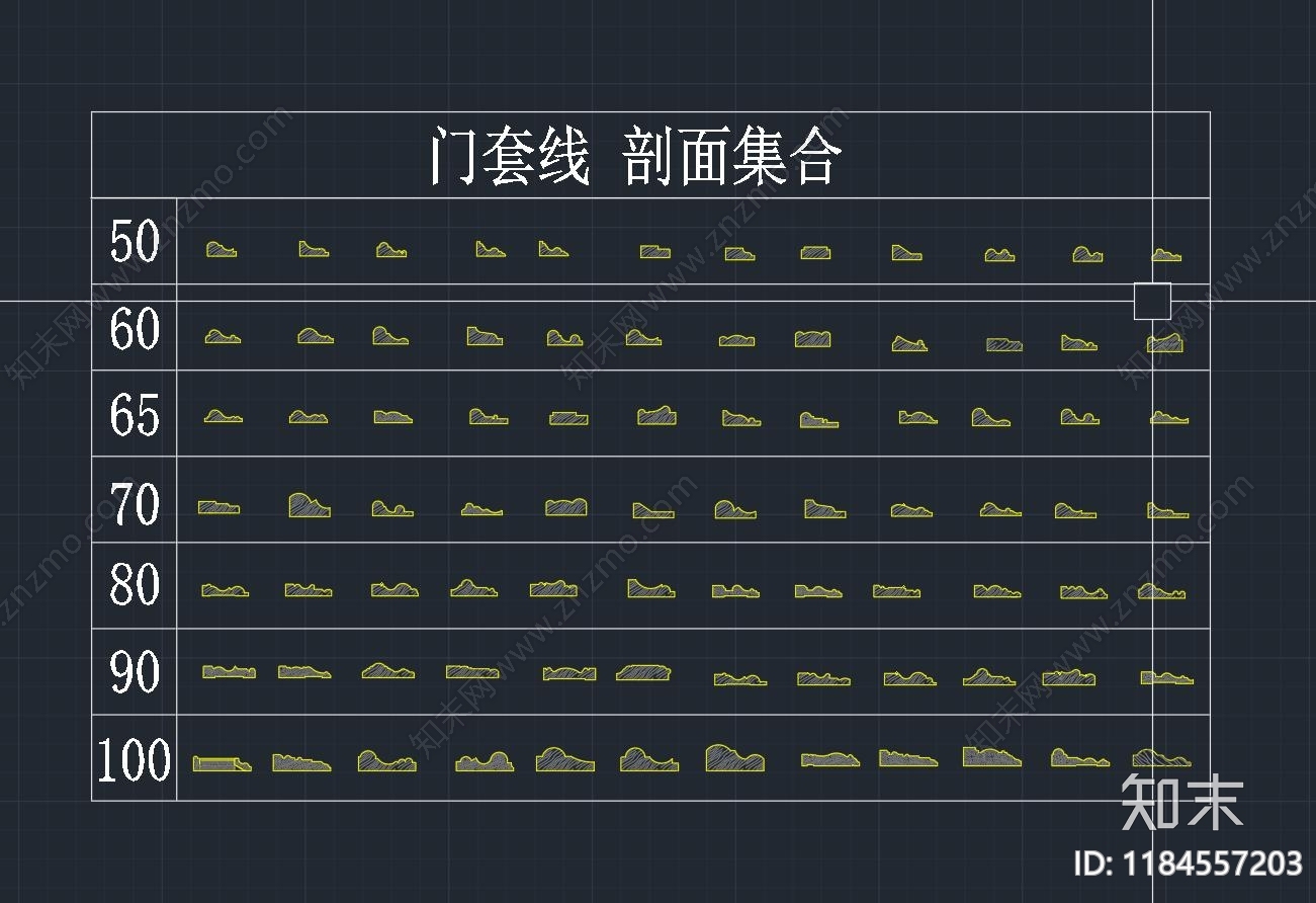 现代法式综合硬装构件图库施工图下载【ID:1184557203】