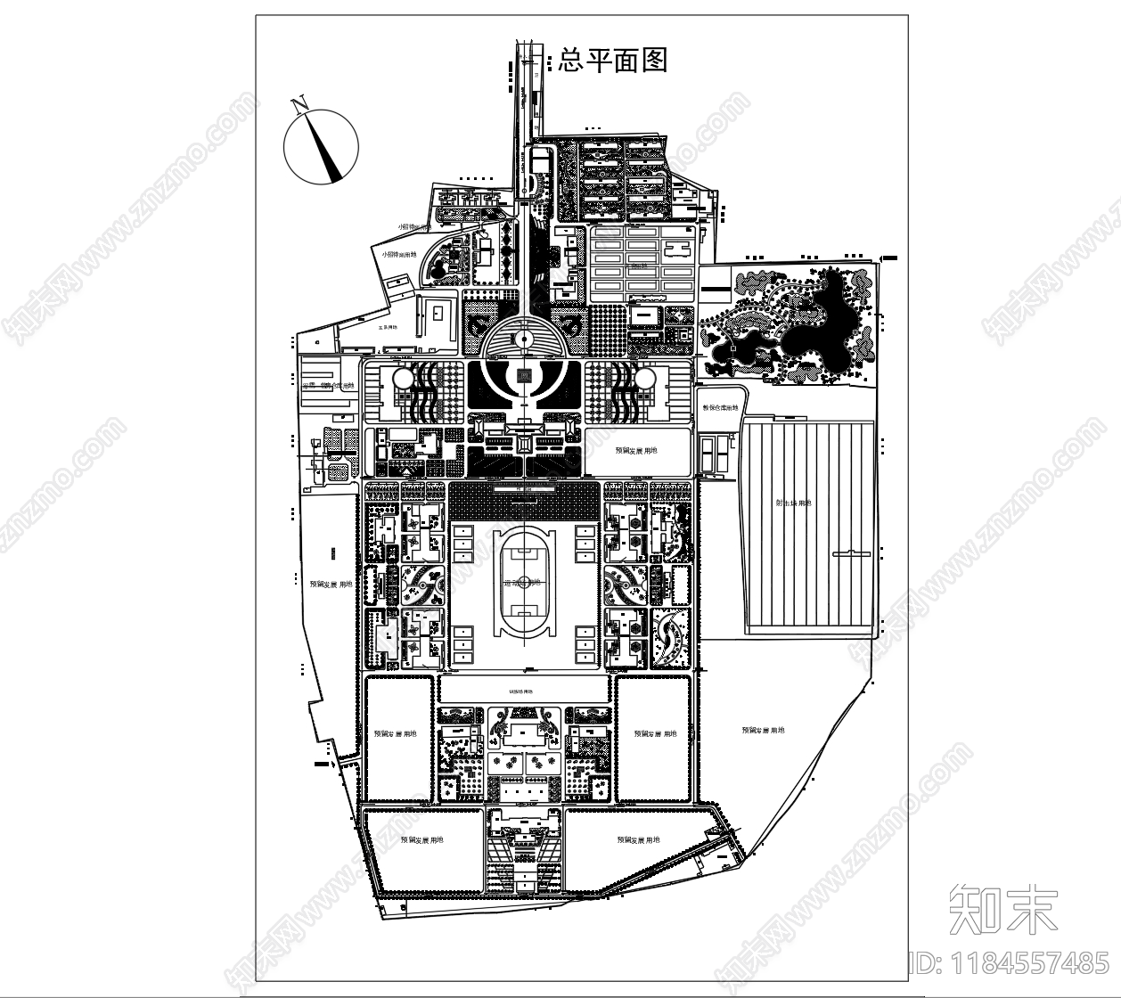 景观平面图施工图下载【ID:1184557485】
