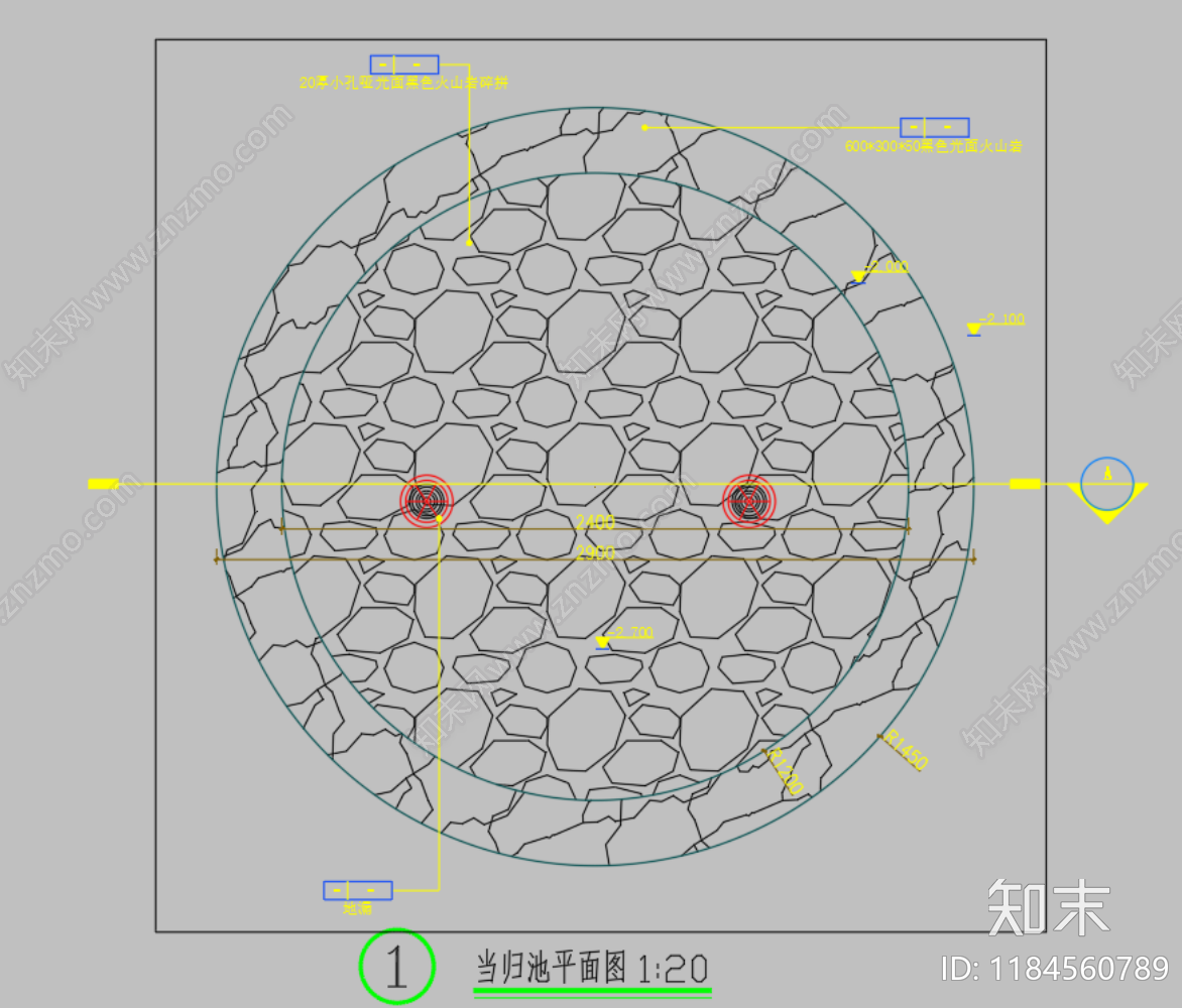 新中式中式酒店cad施工图下载【ID:1184560789】