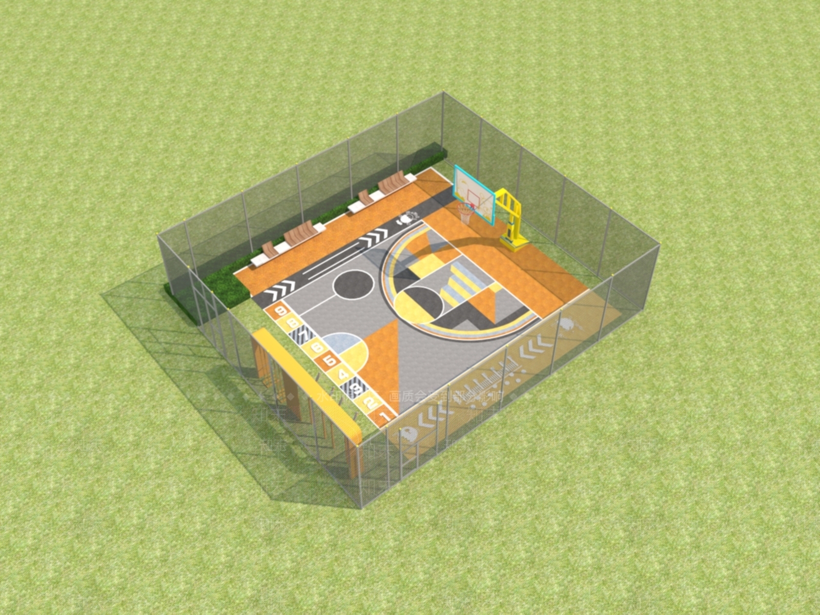 现代其他文体建筑3D模型下载【ID:1184565701】
