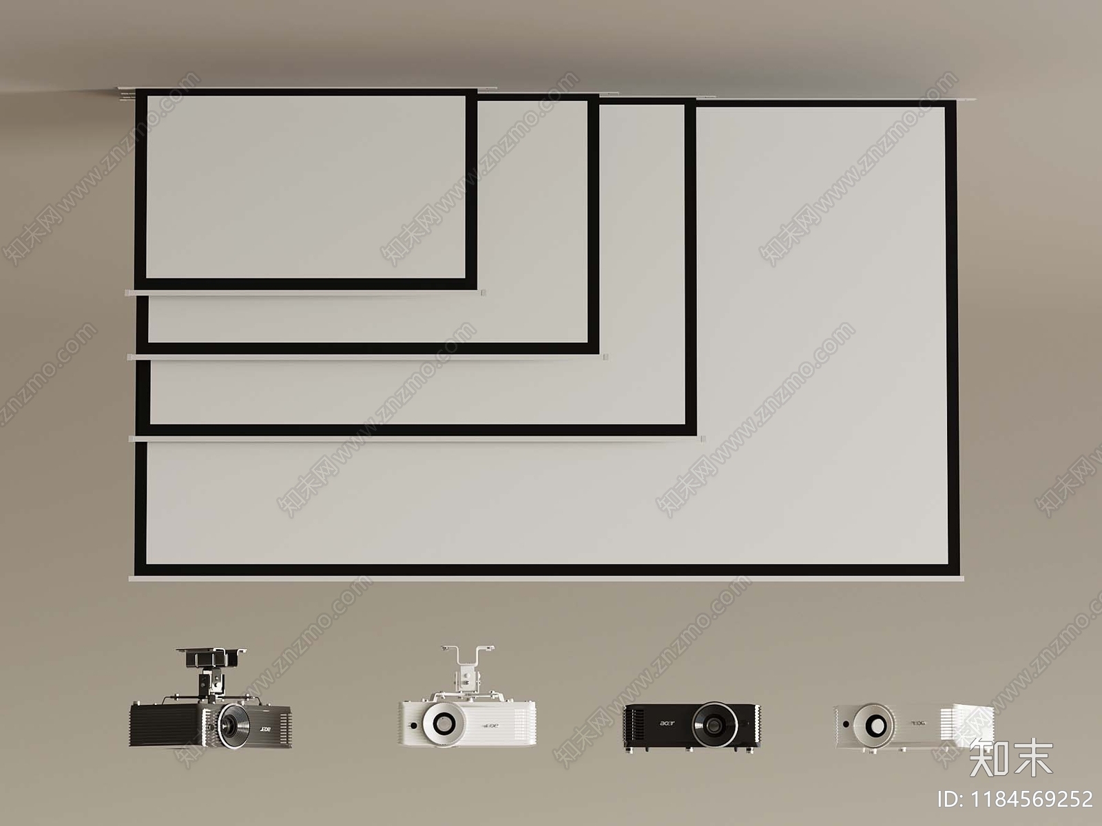 投影3D模型下载【ID:1184569252】