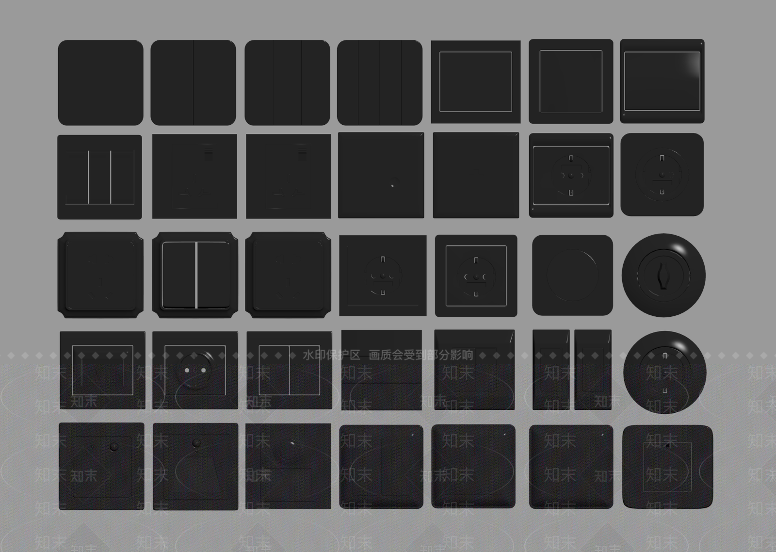 开关SU模型下载【ID:1184576279】