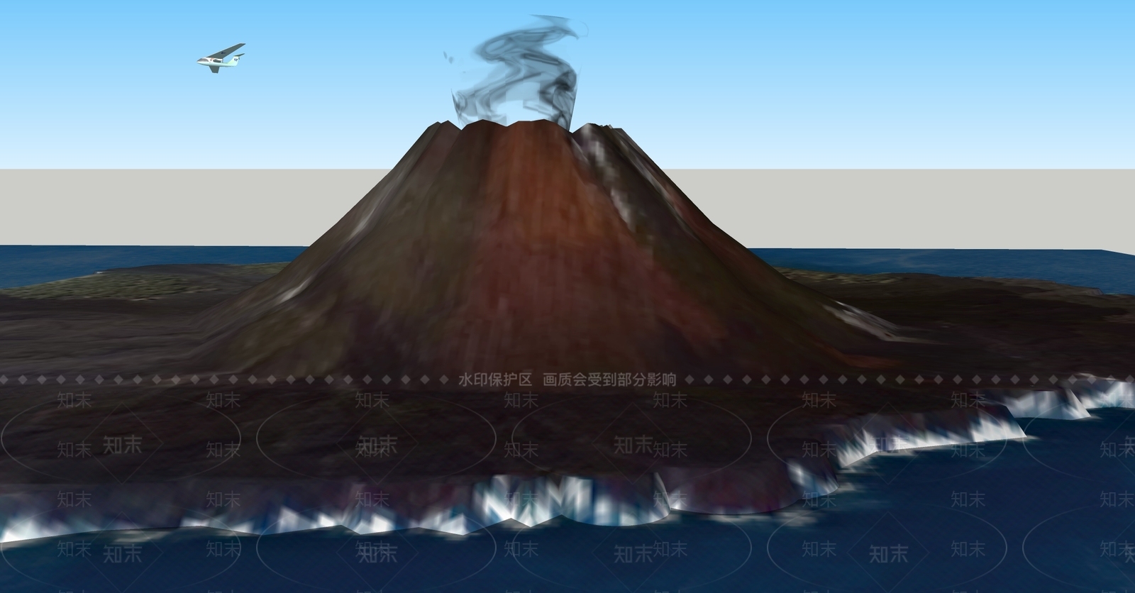 现代新中式假山SU模型下载【ID:1184578883】