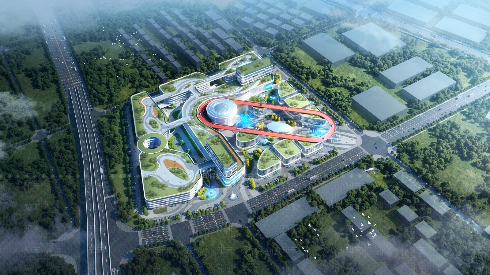 现代厂房SU模型下载【ID:1184581758】