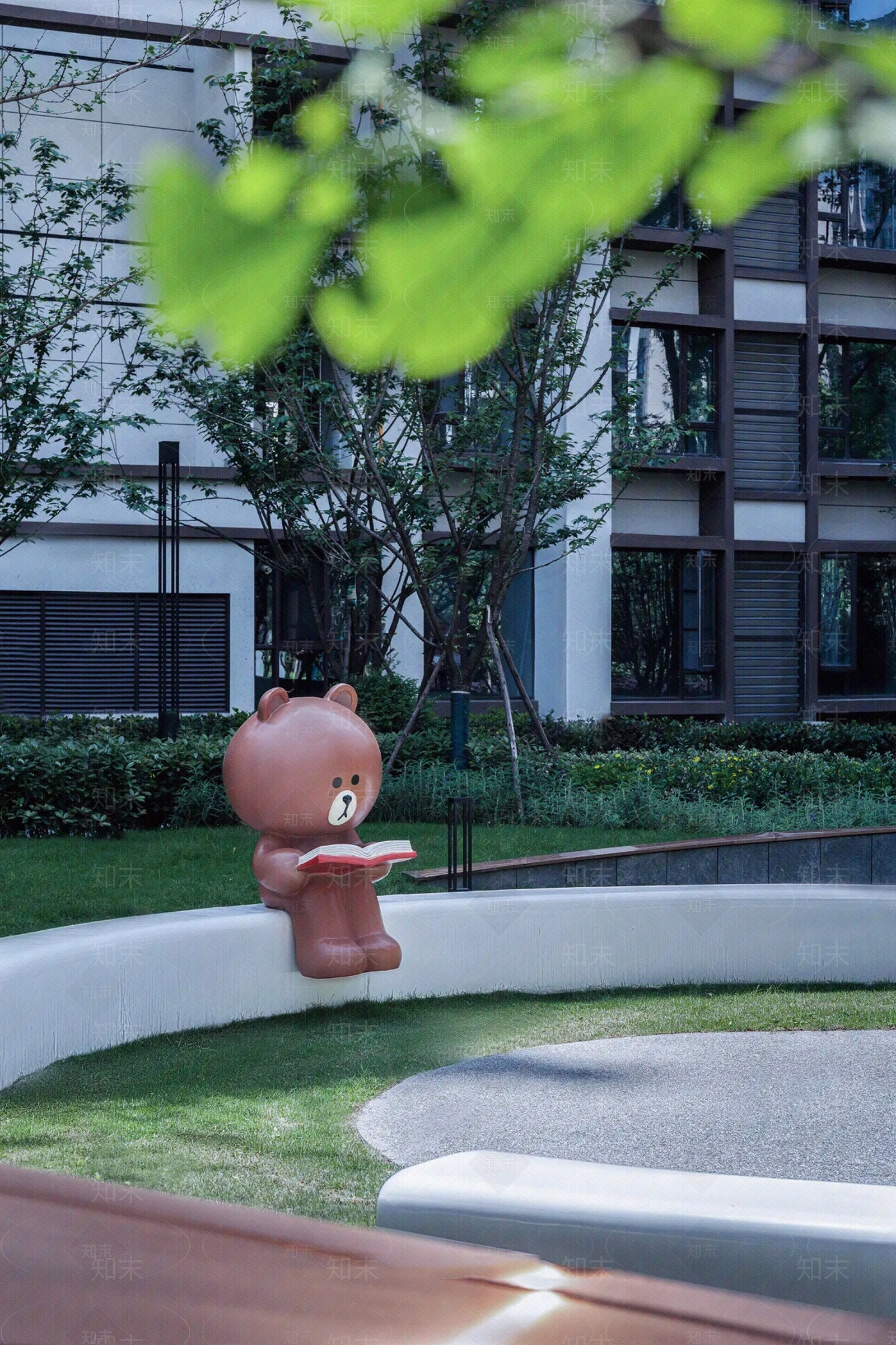 现代小区外景贴图下载【ID:1184588606】