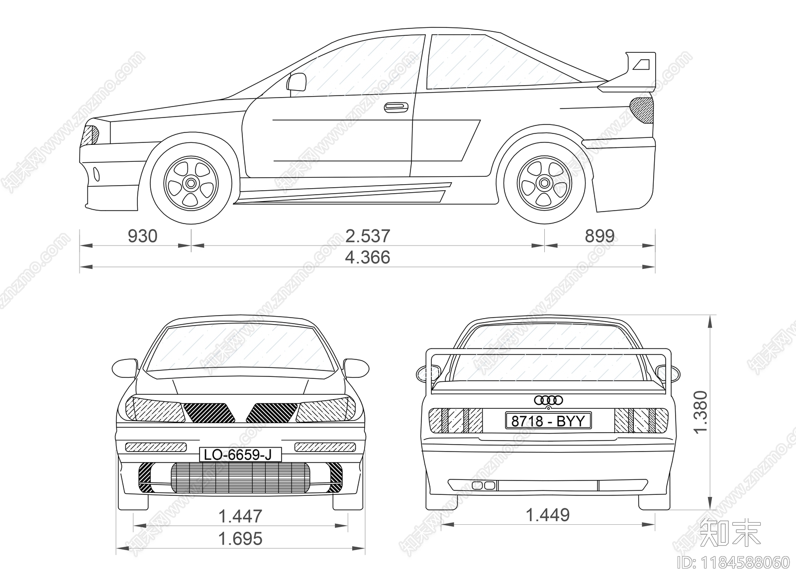 交通工具图库施工图下载【ID:1184588060】