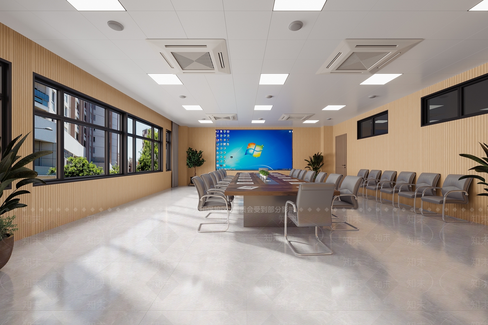 现代报告厅3D模型下载【ID:1215003728】