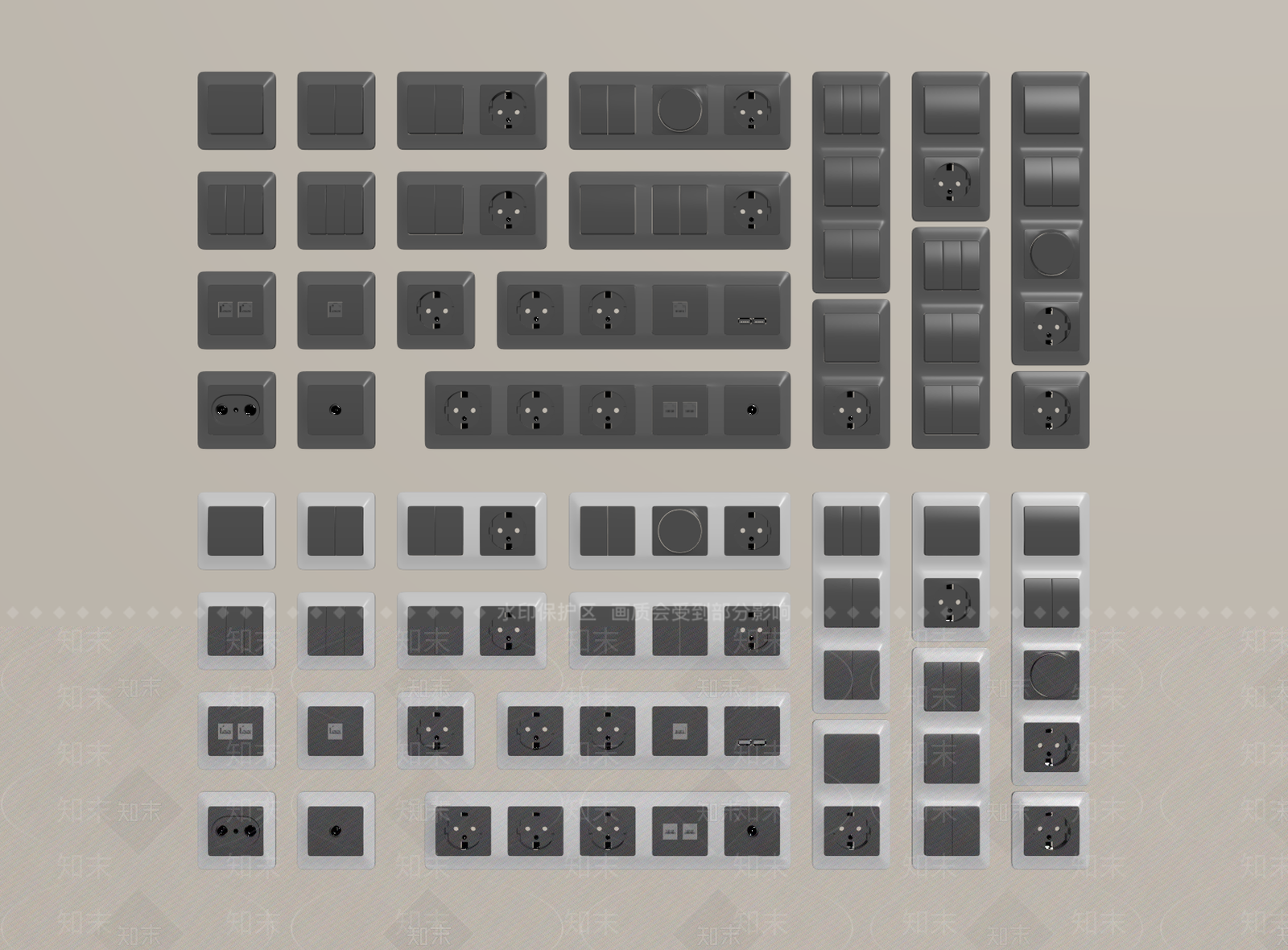 开关SU模型下载【ID:1184588540】