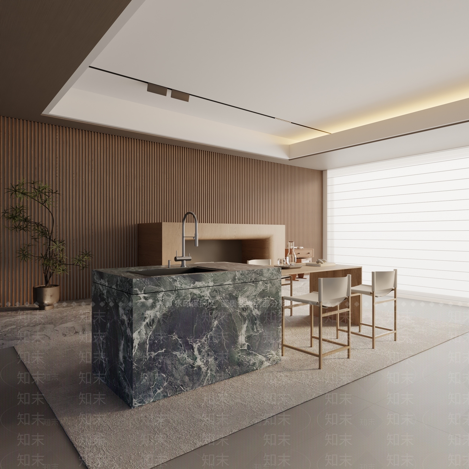 大理石复合岛台岛台3D模型下载【ID:1227273283】