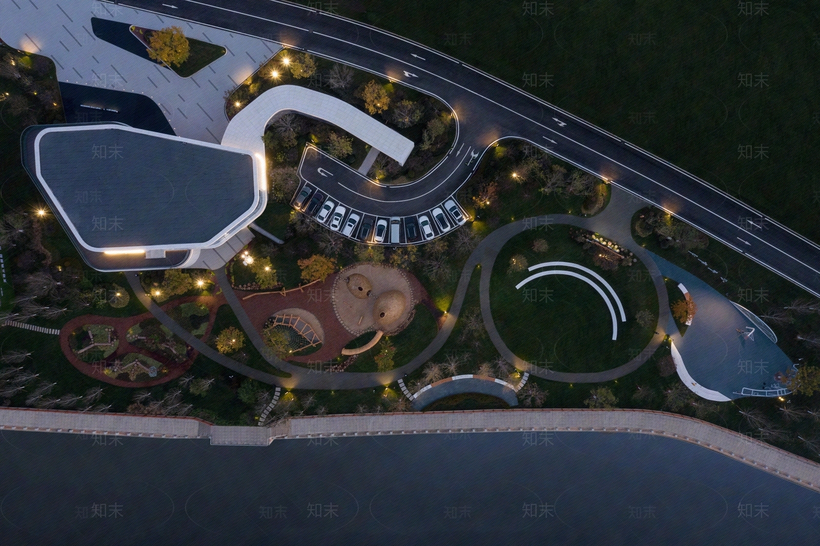 现代城市外景贴图下载【ID:1184598002】