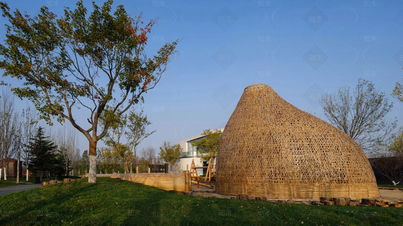 现代城市外景贴图下载【ID:1184598384】