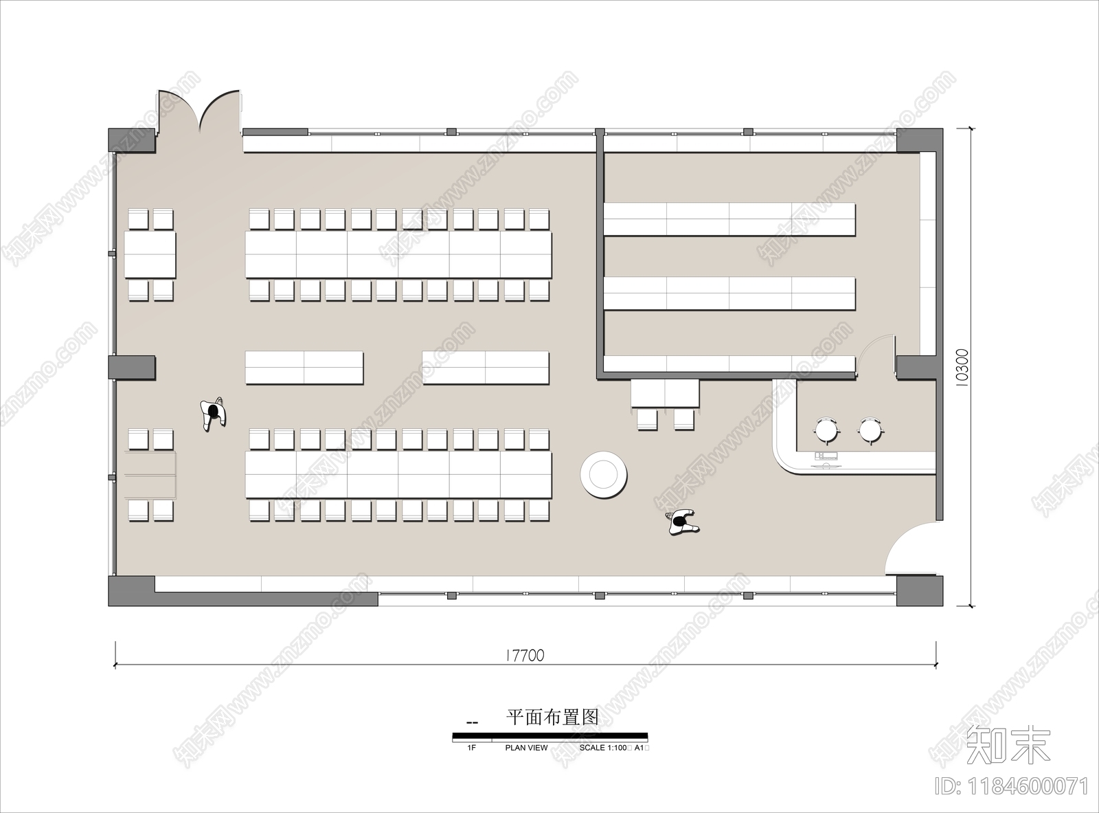 工装平面图施工图下载【ID:1184600071】