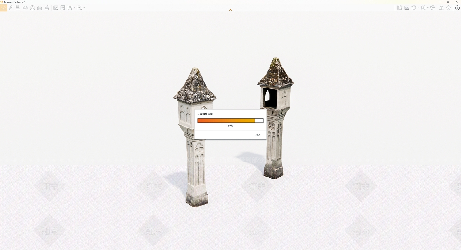 现代景观灯SU模型下载【ID:1184605341】