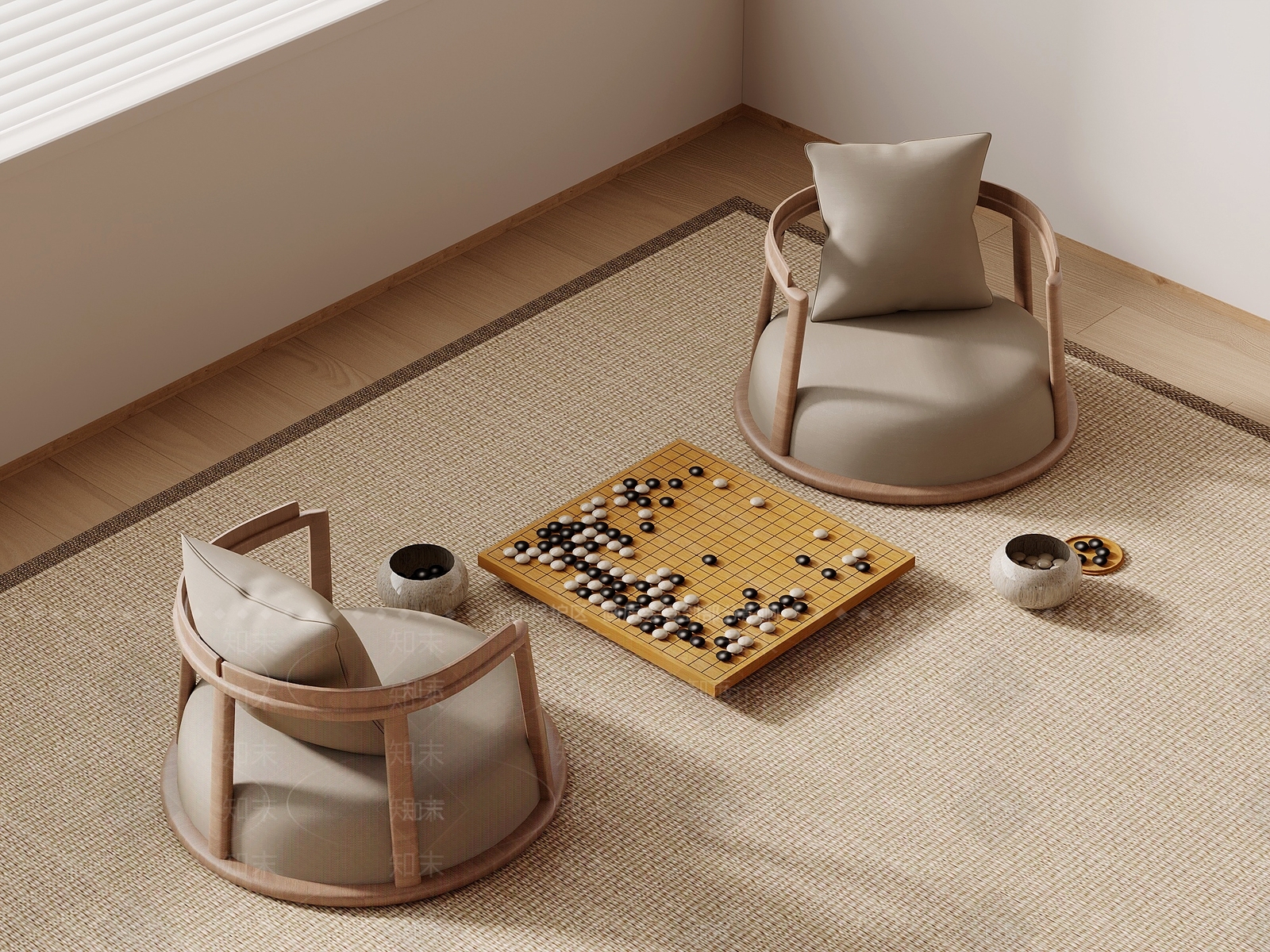 新中式其他桌子SU模型下载【ID:1184611302】