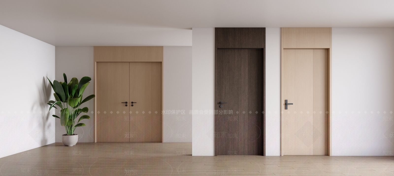 现代单开门3D模型下载【ID:1184614551】