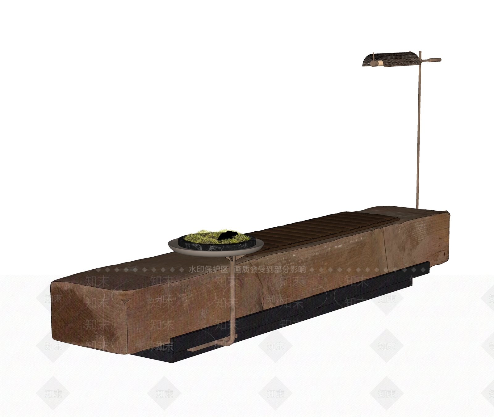 中古新中式其他凳子SU模型下载【ID:1184622609】