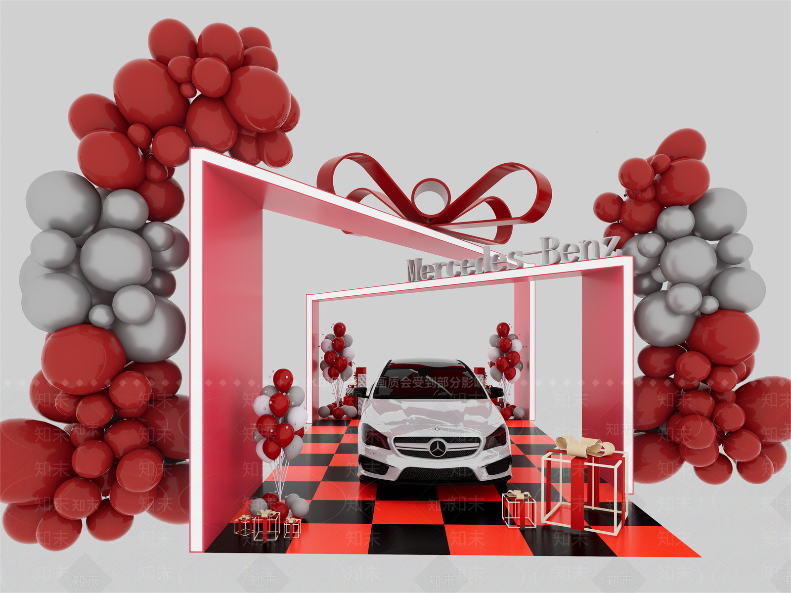 现代汽车4S店SU模型下载【ID:1184629843】